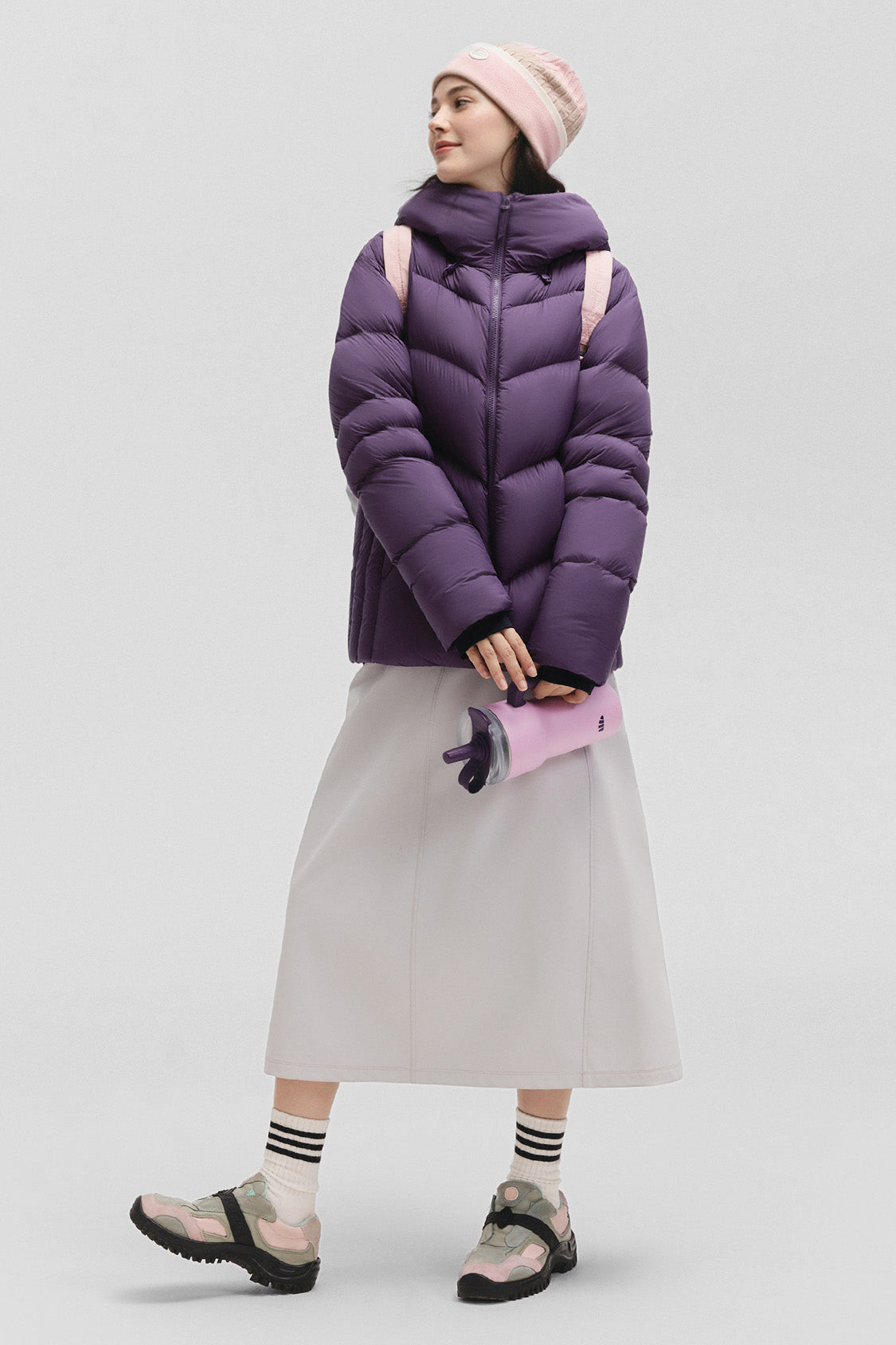 beneunder cloudloft – women’s high-loft down jacket (regular, extreme warmth) #color_purple