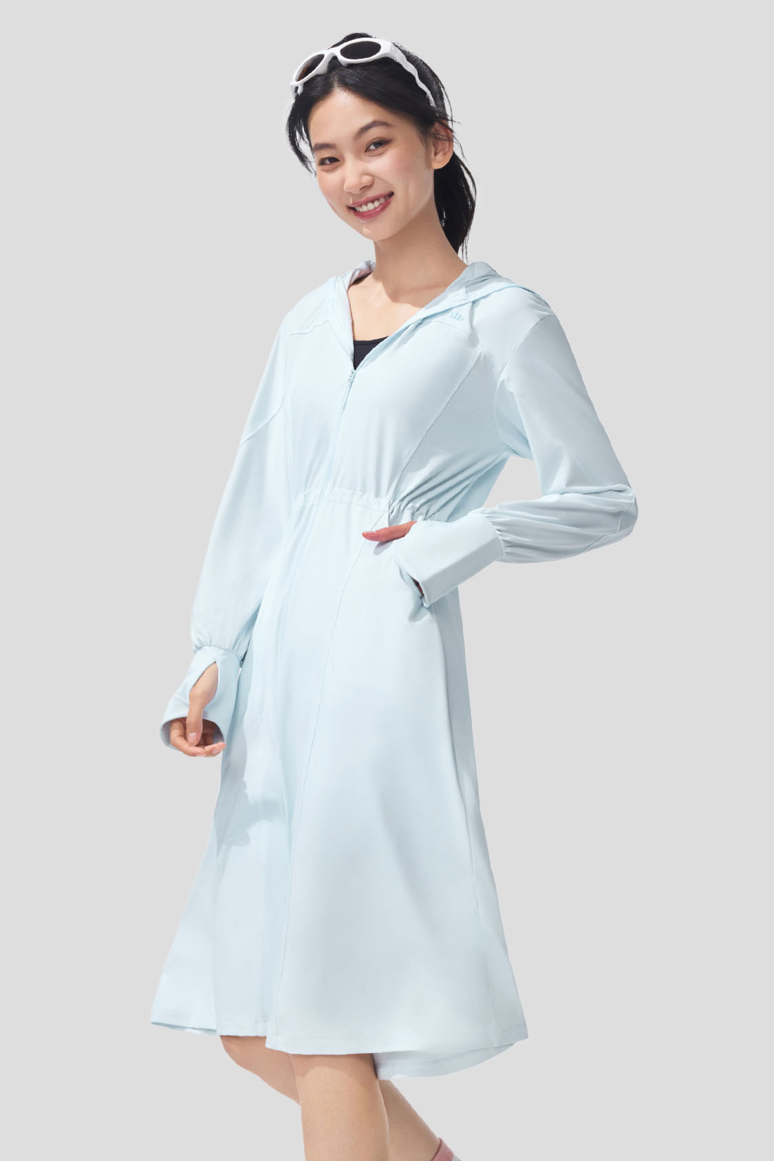 Ease - Women's Full Protection Loose Long Sun Jacket UPF2000+ AL824