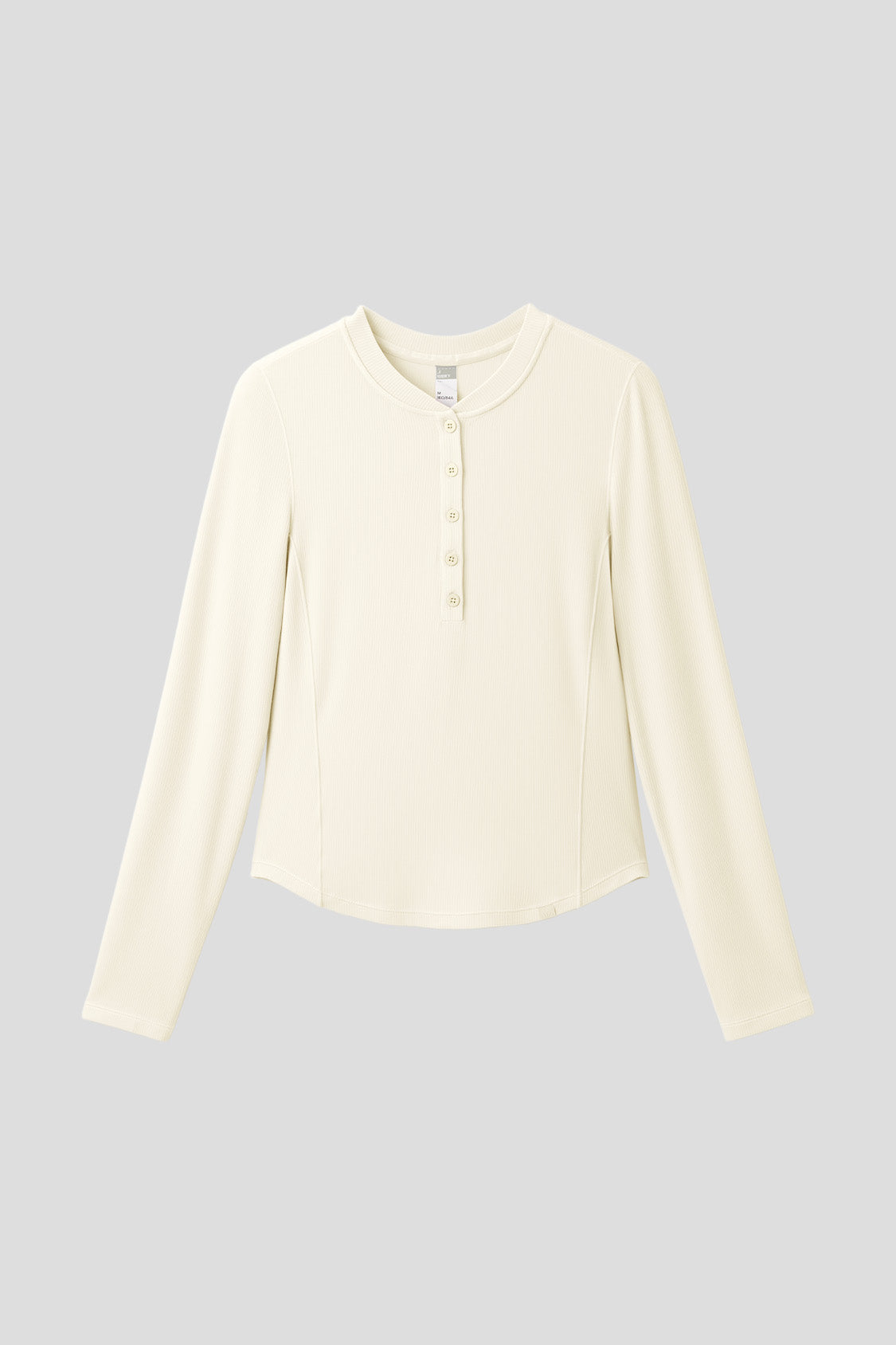 beneunder henleyhaven womens henley neck thermal base layer top #color_beige