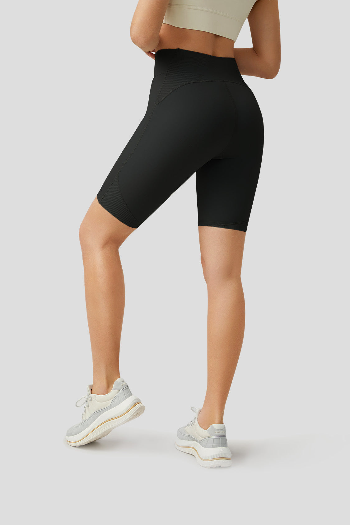 beneunder airloop high waist biking short for women overseas #color_black