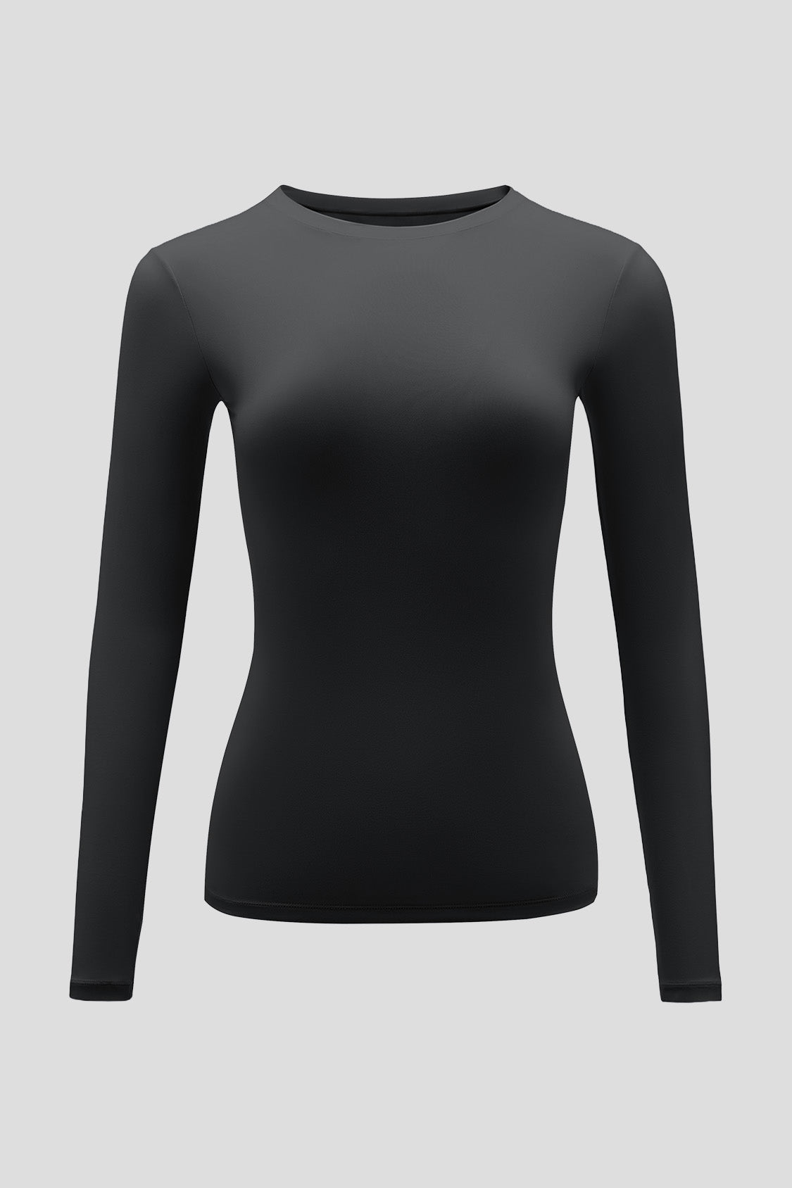 beneunder bareform womens seamless sports shaping top #color_black