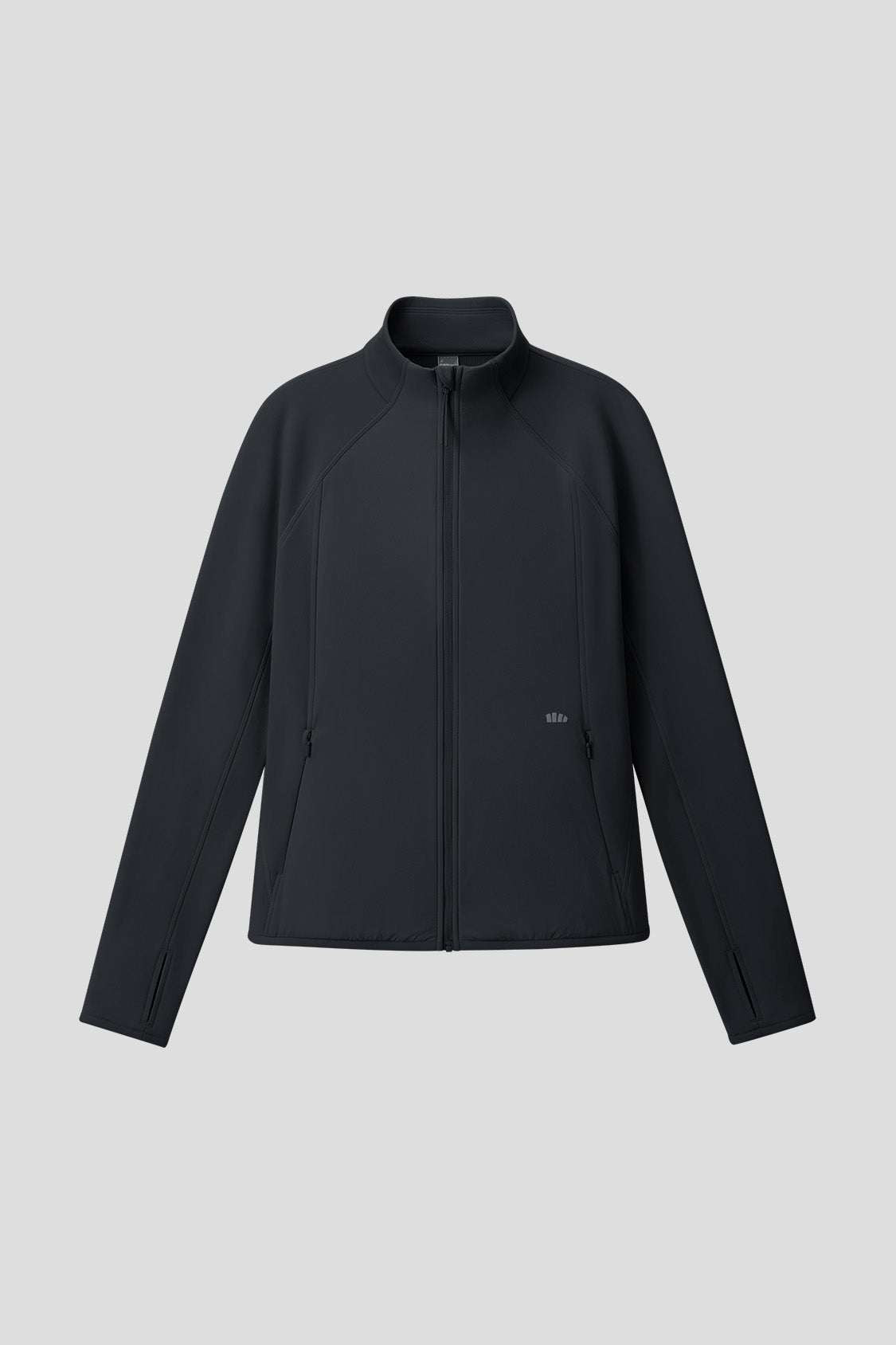 beneunder microwind womens light warmth windproof micro fleece jacket#color_black