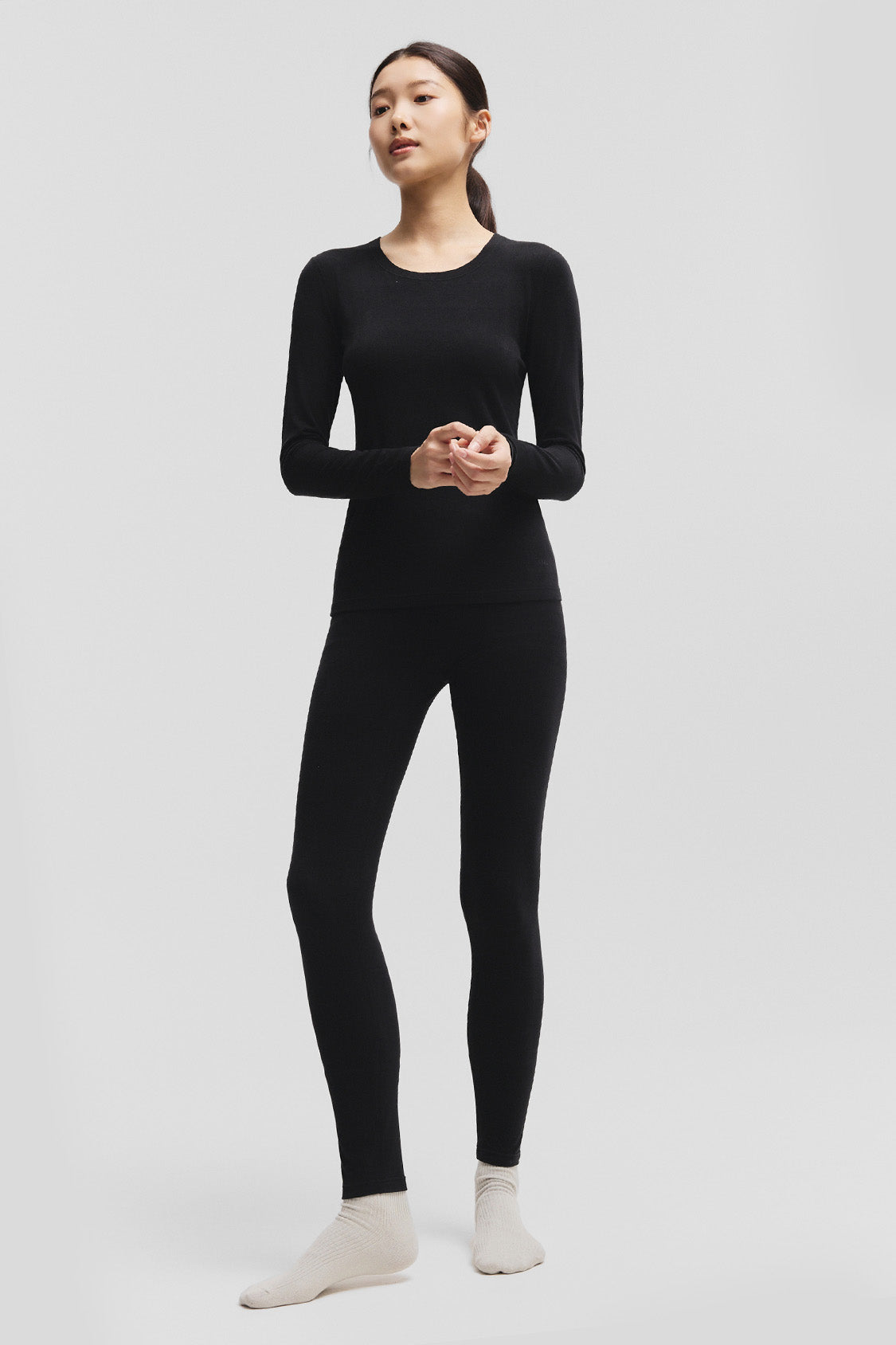 beneunder core – women's thermal base layer #color_black