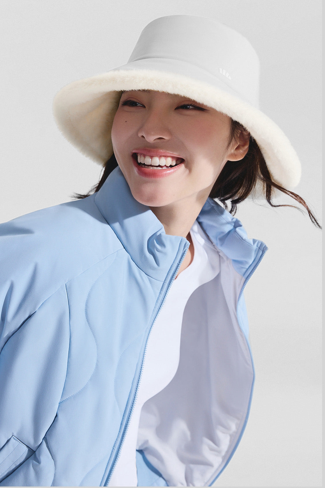 beneunder sunloft womens reversible thermal sun protection hat #color_blue gray