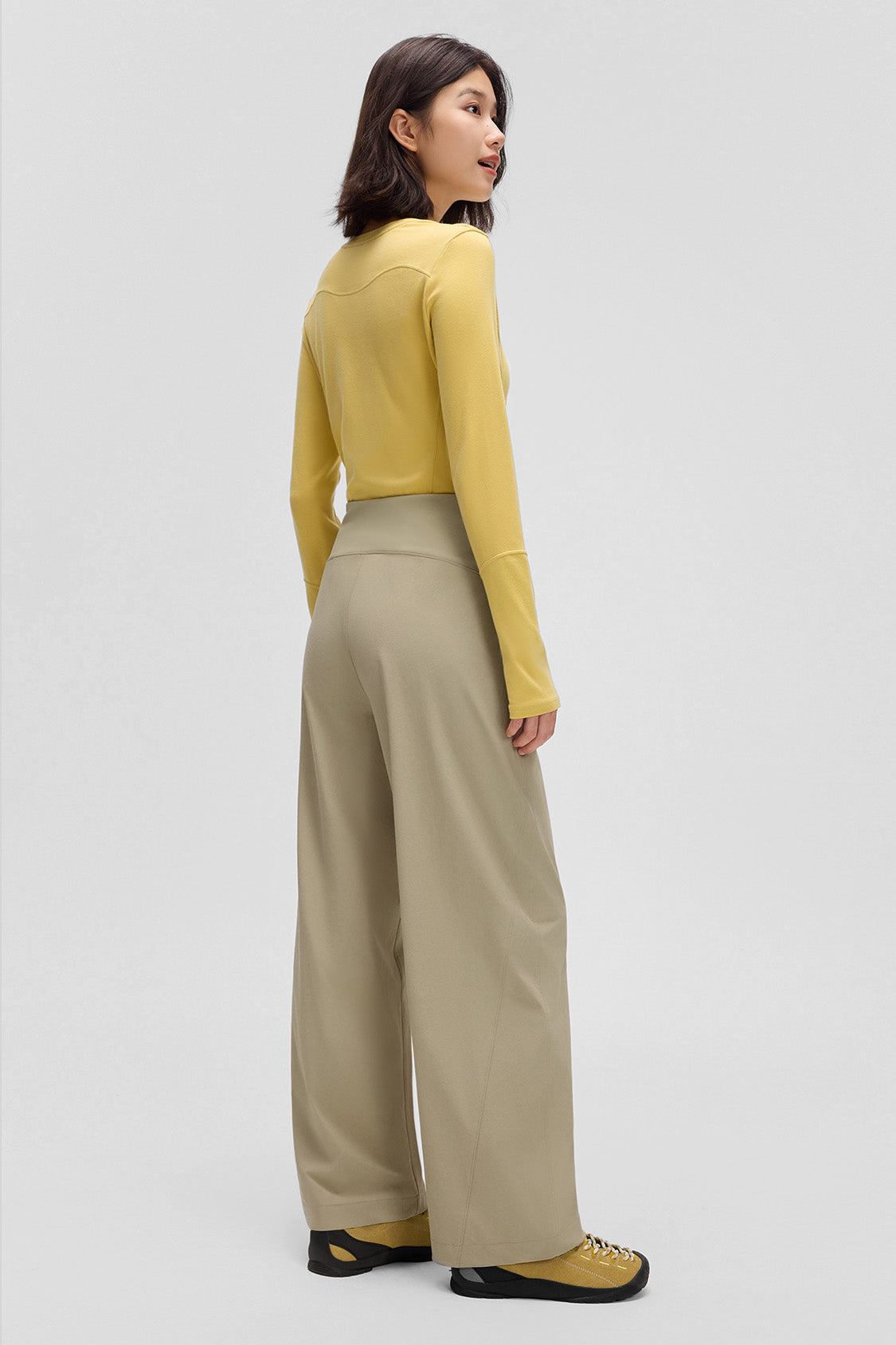 beneunder dewshield womens water repellent straight leg pants#color_brown