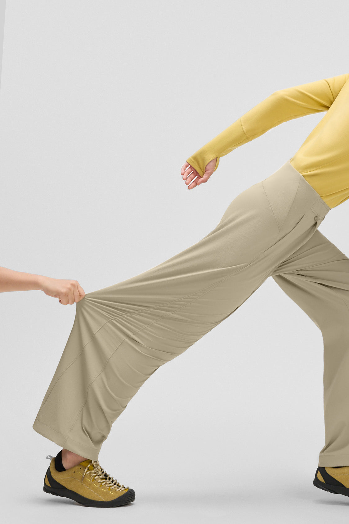 beneunder dewshield womens water repellent straight leg pants#color_brown