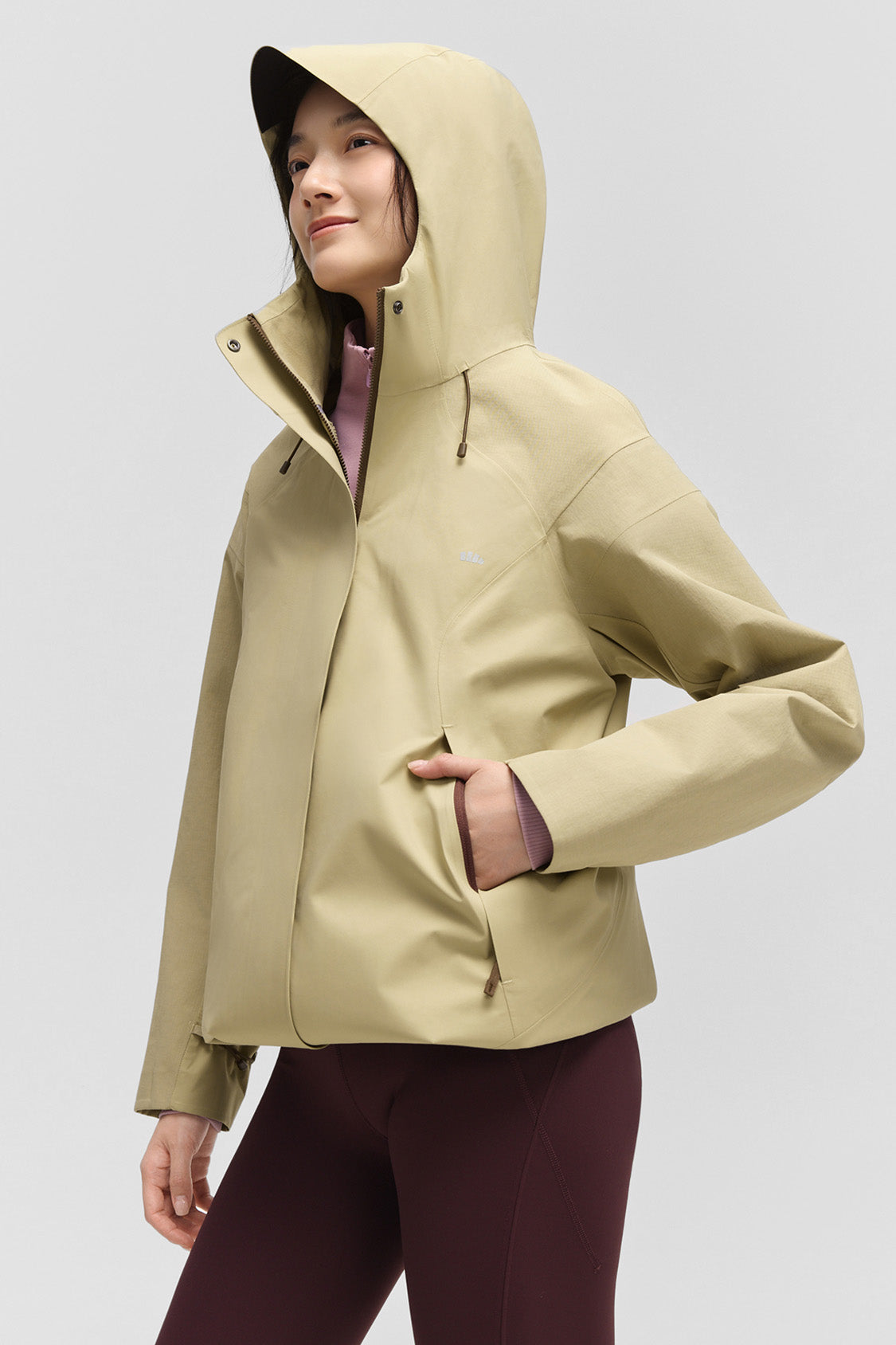 beneunder alpinecore – women’s insulated shell jacket (regular fit, warm liner) #color_brown