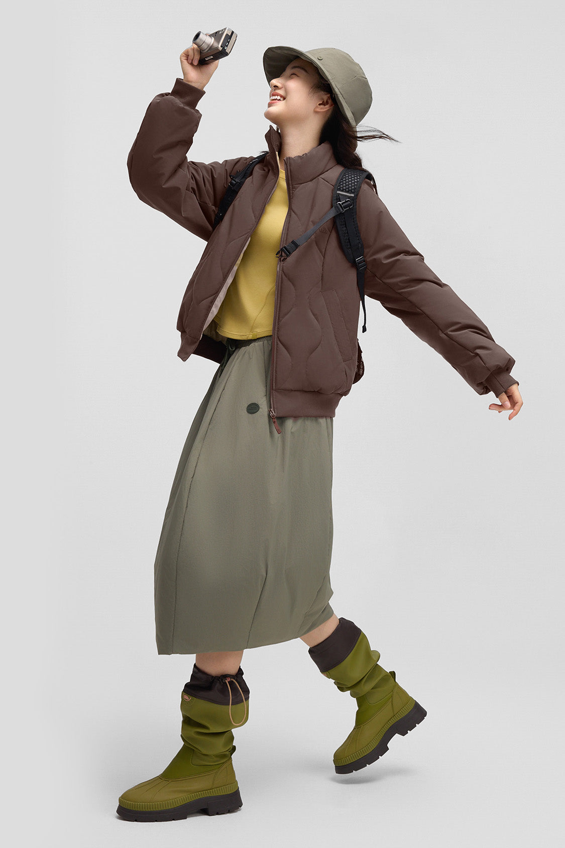 beneunder trailjacket womens medium warmth fleece jacket #color_brown