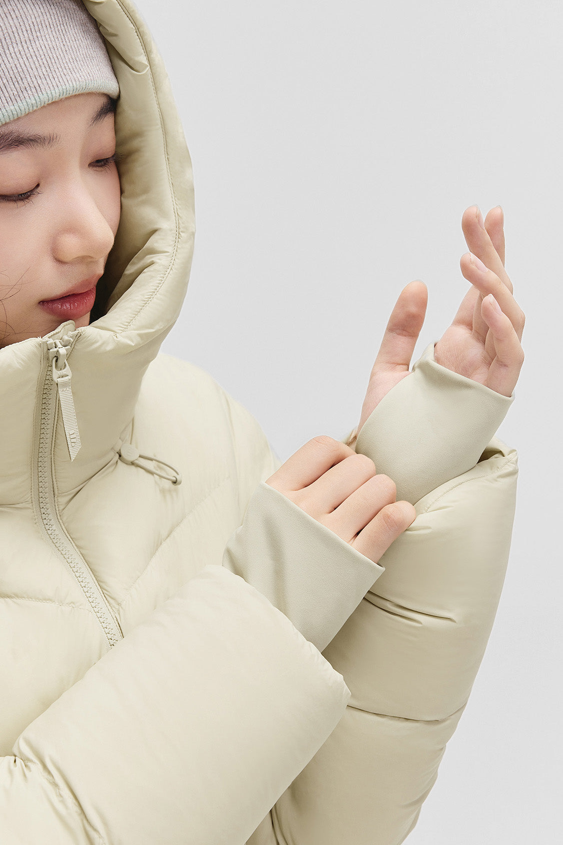 beneunder loftguard – women’s high-loft down coat (long, extreme warmth) #color_brown