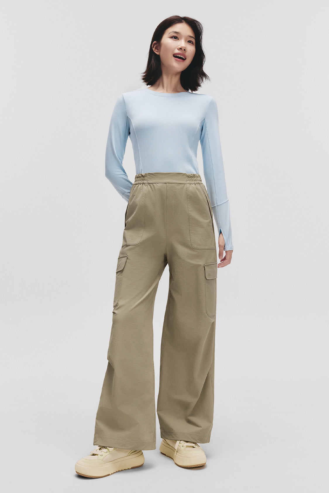 beneunder parashell womens paratrooper style softshell pants #color_coffee