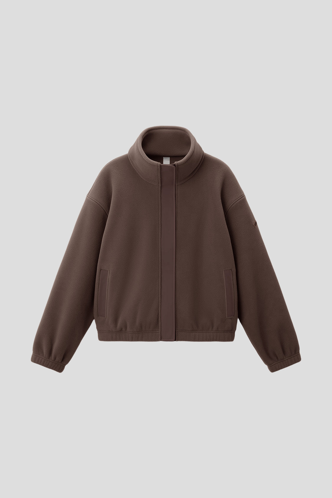 beneunder cozydrift womens light warmth relaxed fit fleece jacket#color_brown