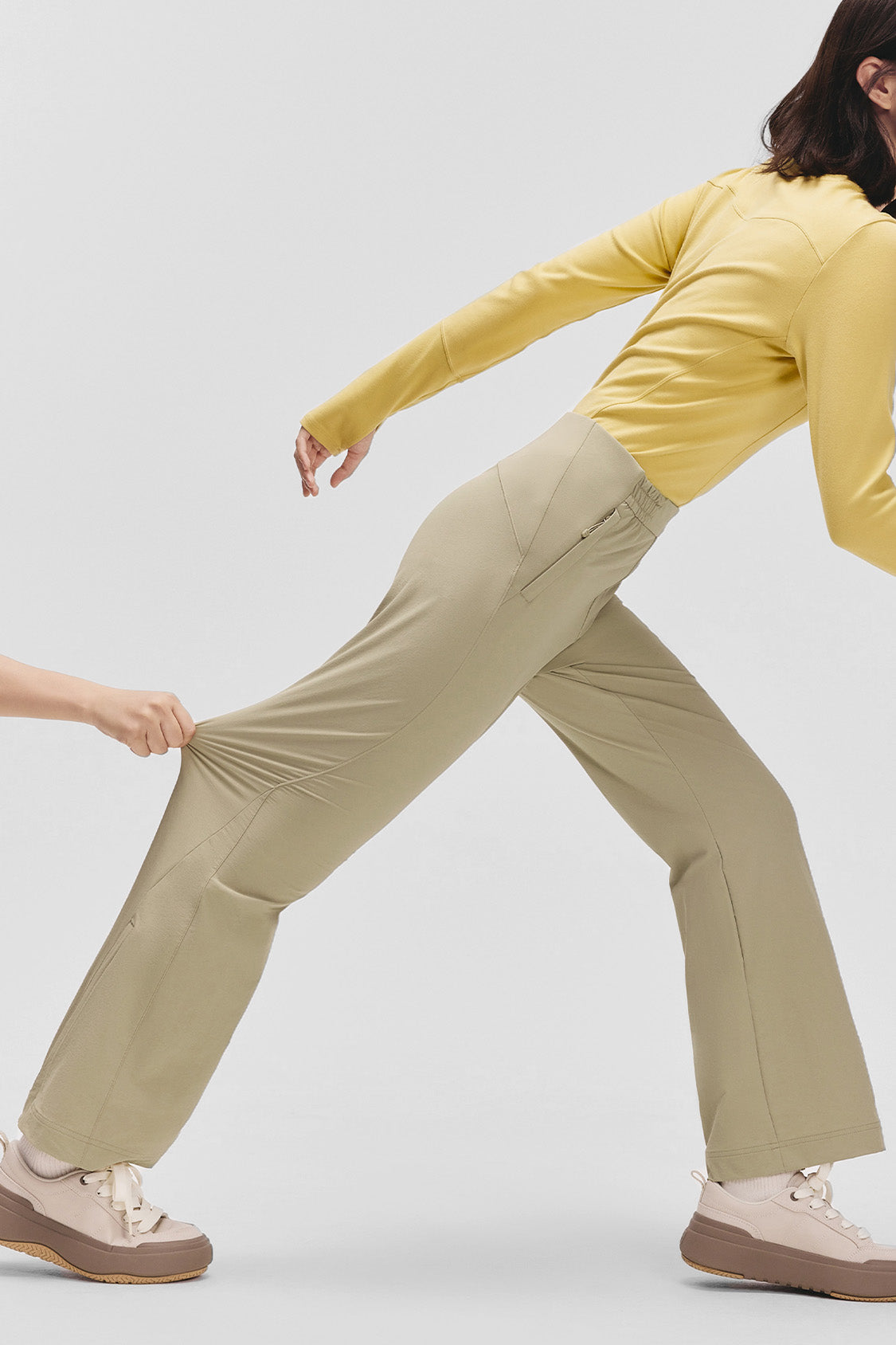 beneunder softflare womens softshell mini flare pants #color_brown