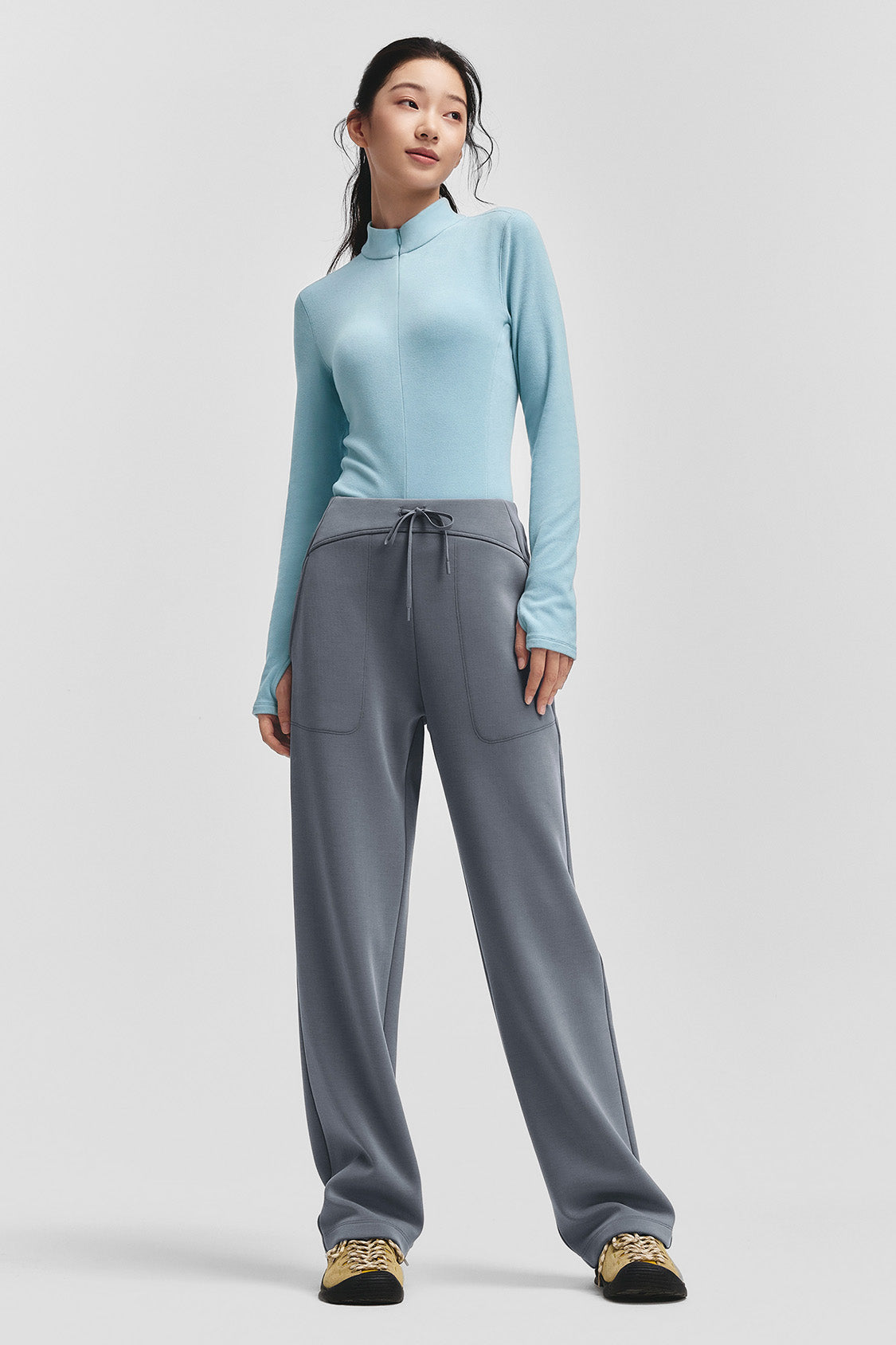 beneunder women's pants #color_deep gray