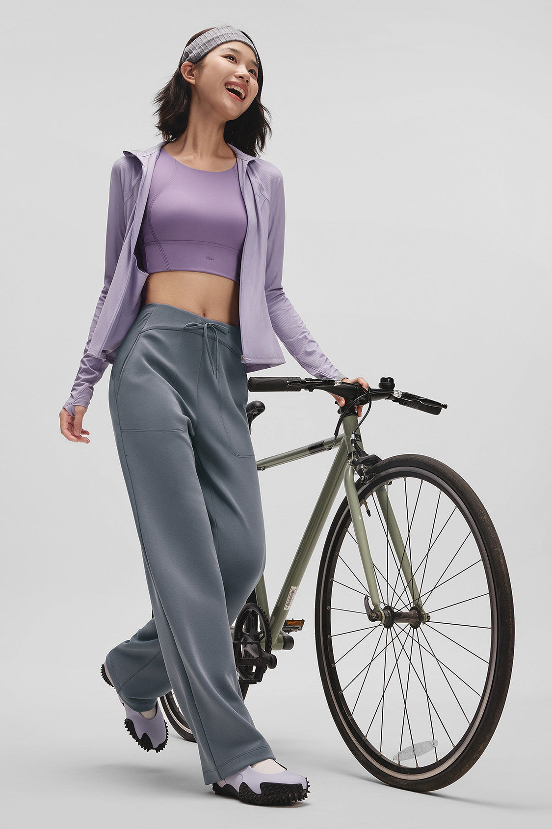 beneunder flexstraight womens high stretch straight leg pants #color_deep gray