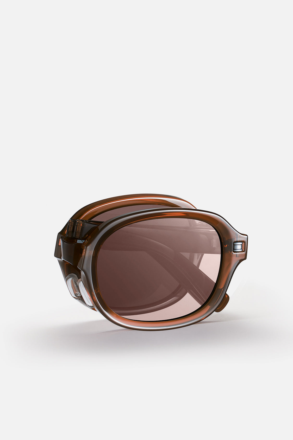 beneunder unisex down clarion folding classic sunglasses #color_chestnut tortoiseshell