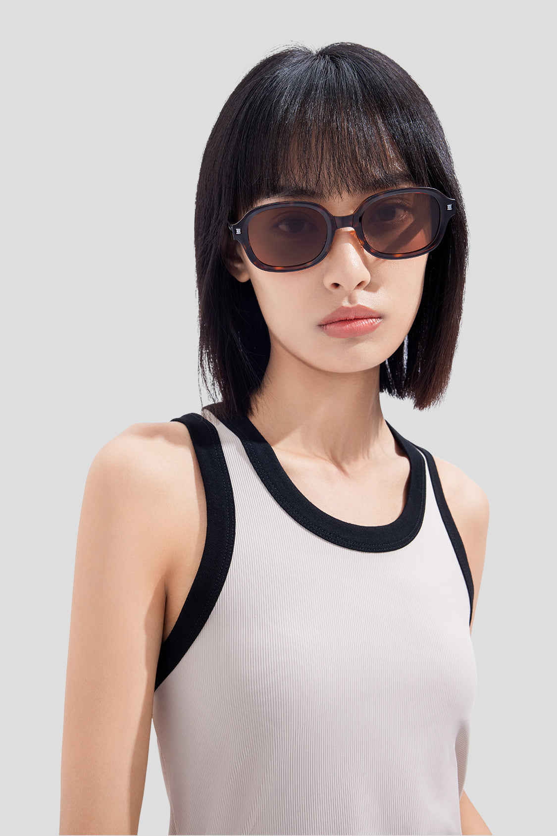 beneunder unisex down clarion folding classic sunglasses #color_chestnut tortoiseshell