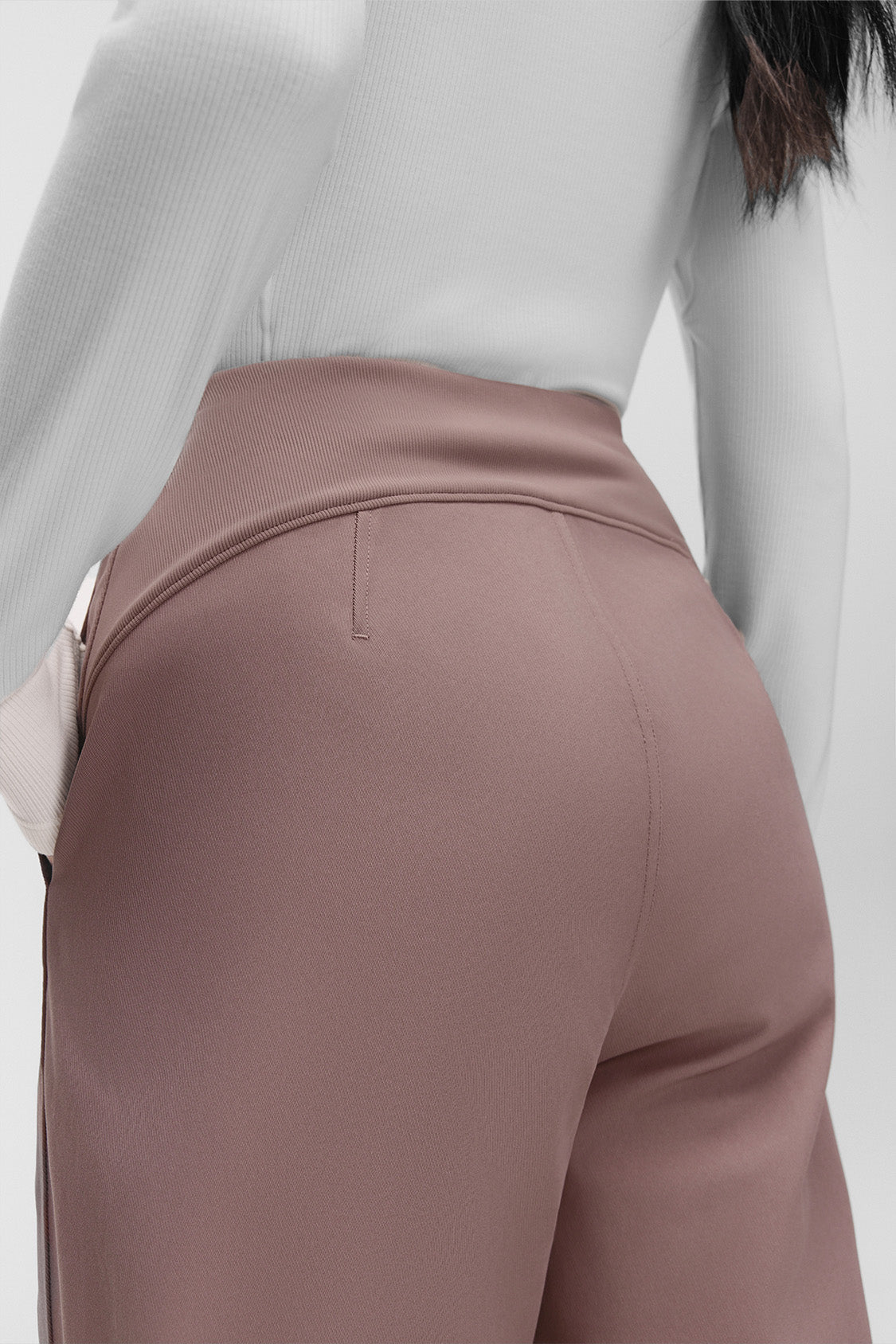 beneunder wrinkleaway womens easy care straight leg pants #color_dusty rose