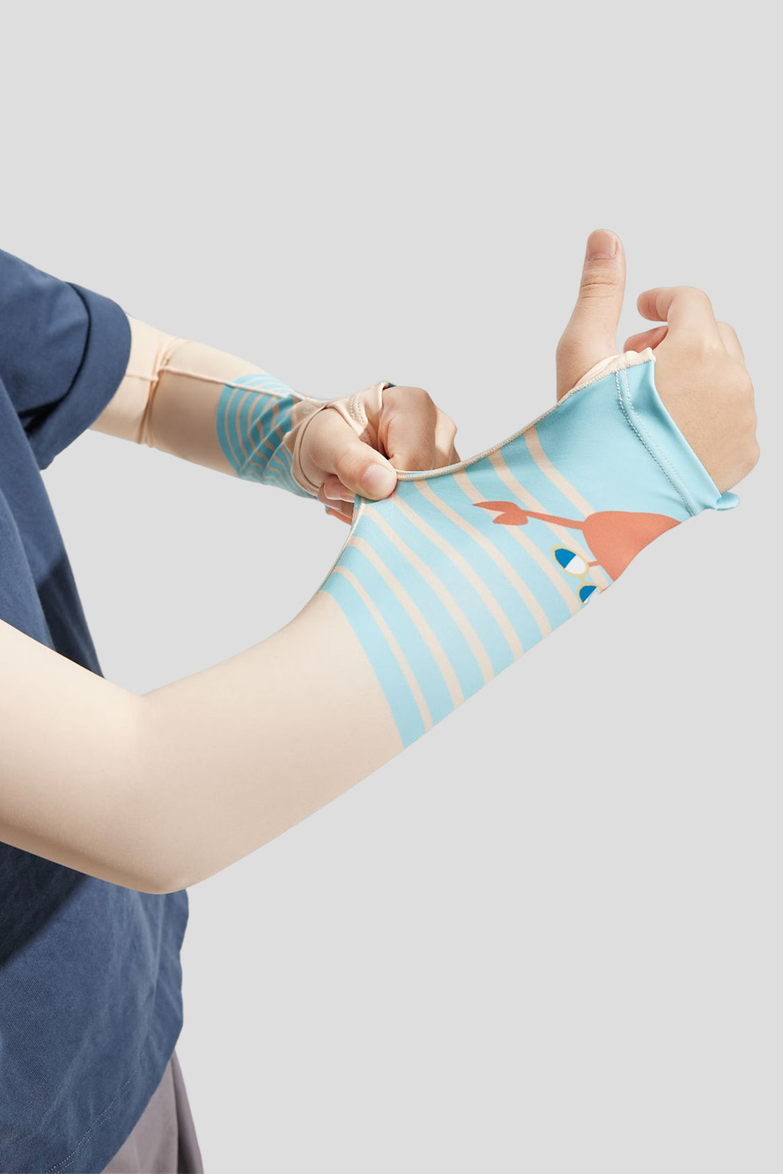 beneunder kids sun protection sleeve upf50+ #color_morning island