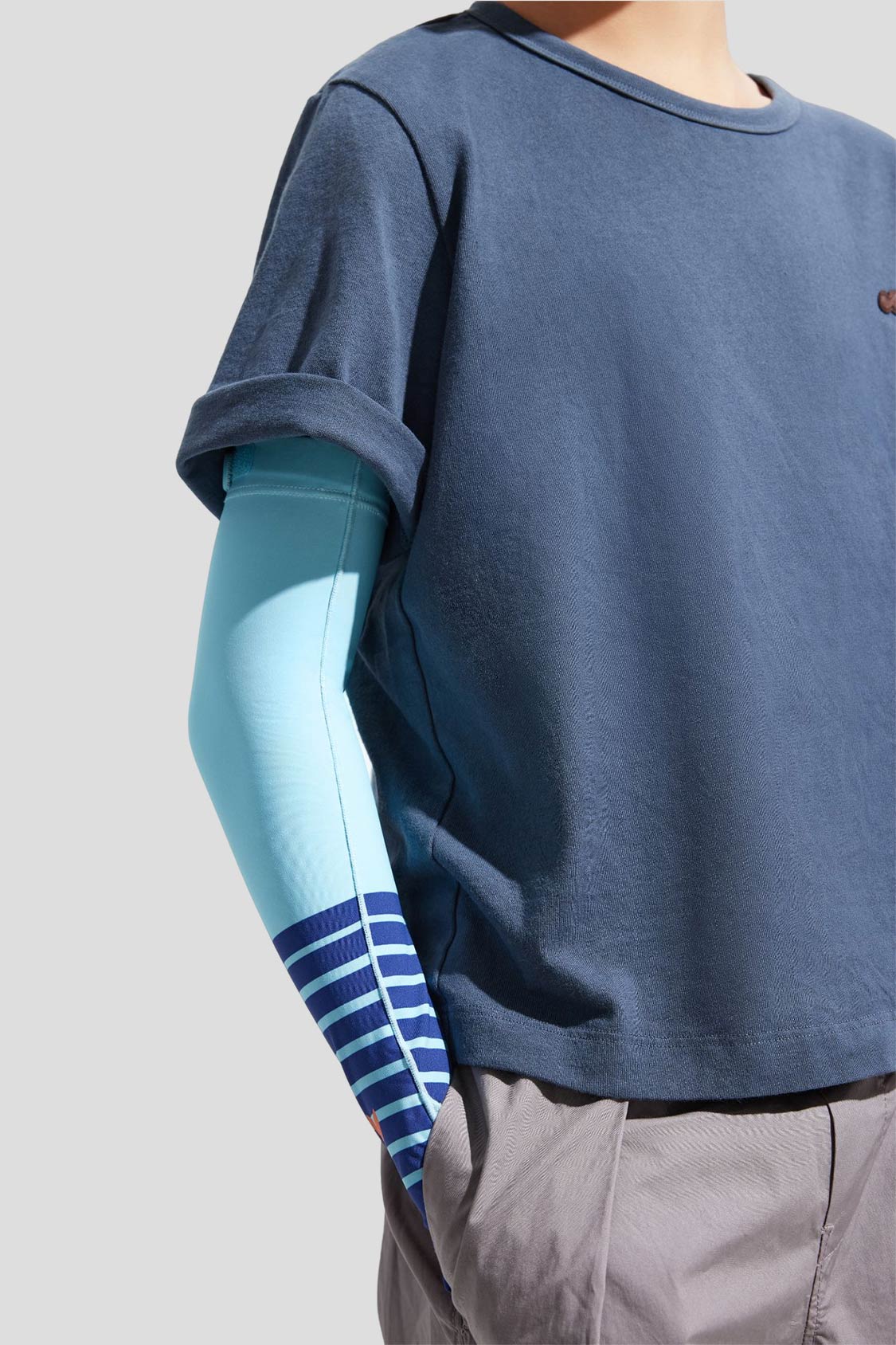beneunder kids sun protection sleeve upf50+ #color_starry sea island