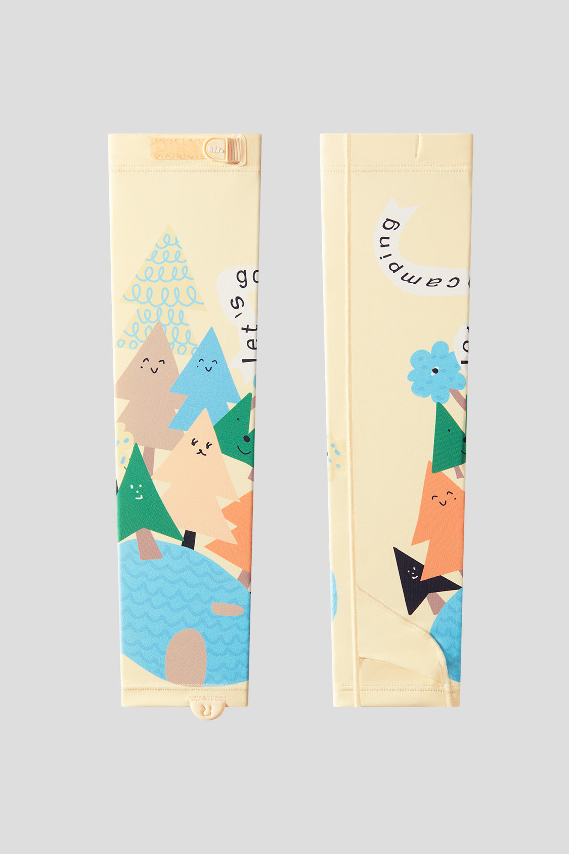 beneunder kids sun protection sleeve upf50+ #color_wheat yellow forest