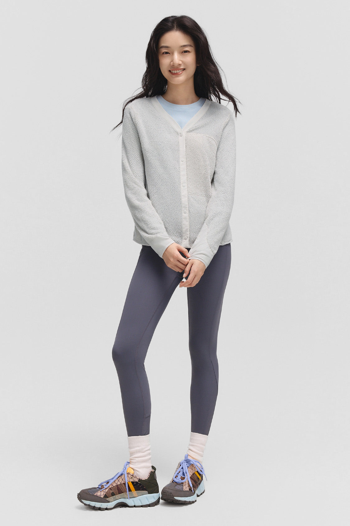 beneunder tritherm womens medium warmth 3 in 1 softshell down jacket #color_light gray