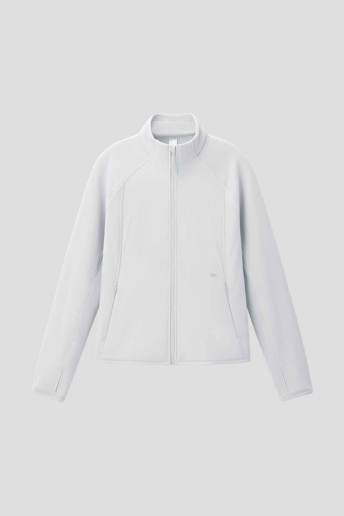 beneunder windhaven womens medium warmth windproof fleece jacket #color_light gray