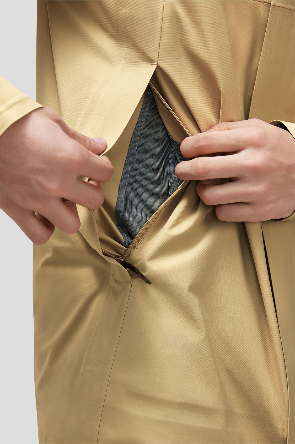 beneunder men's jacket #color_brown