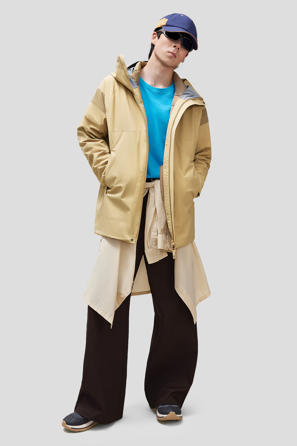 beneunder men's jacket #color_brown