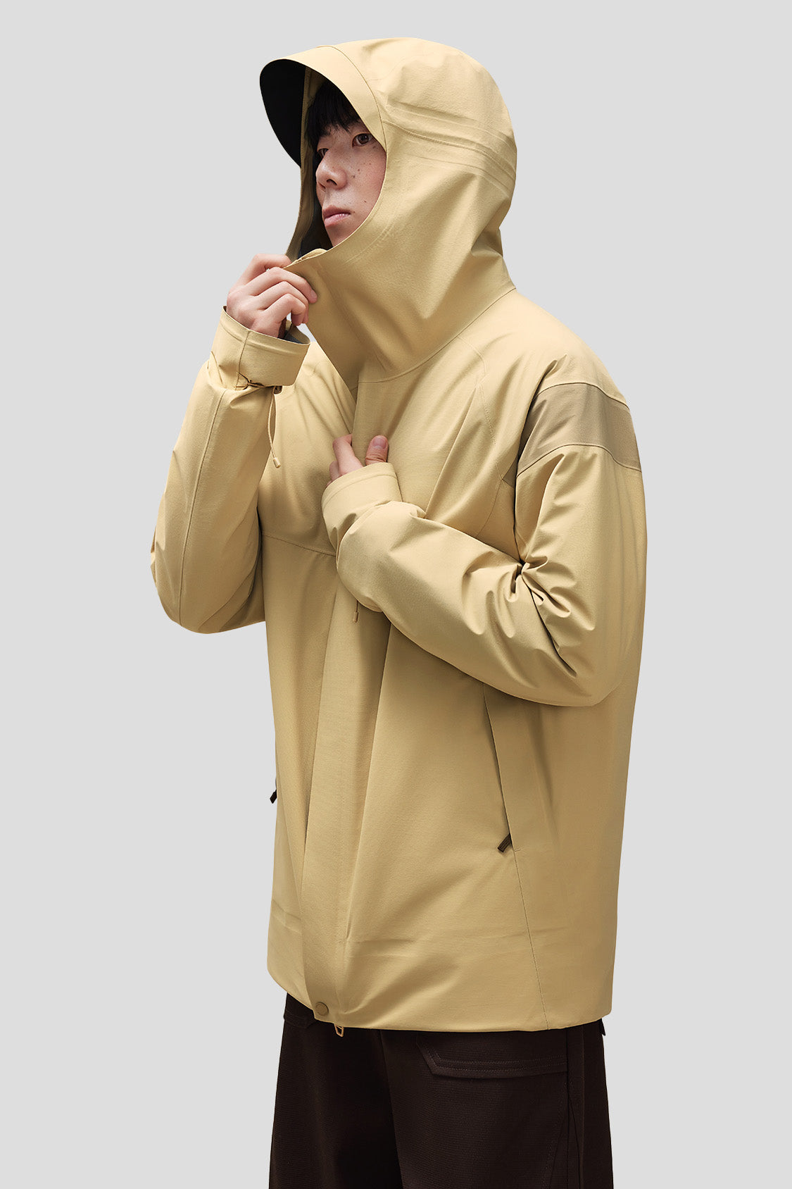 beneunder men's jacket #color_brown