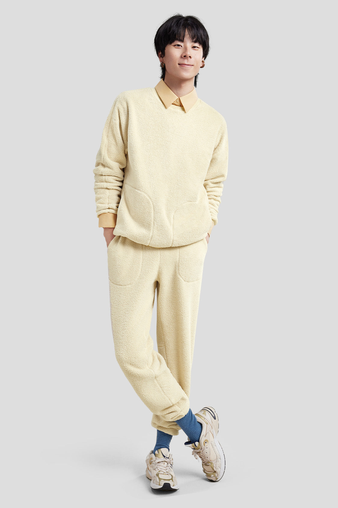 beneunder men's loungewear #color_beige