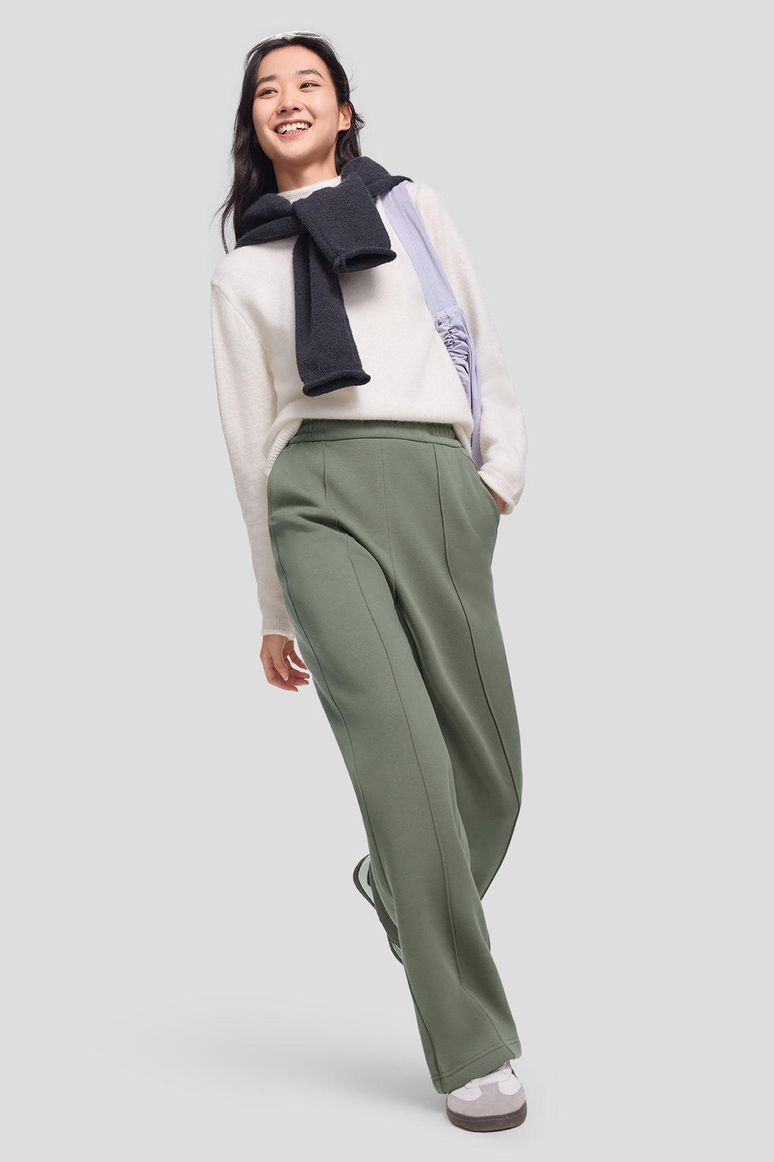 FlexWarm - 女士高彈性闊腿保暖褲