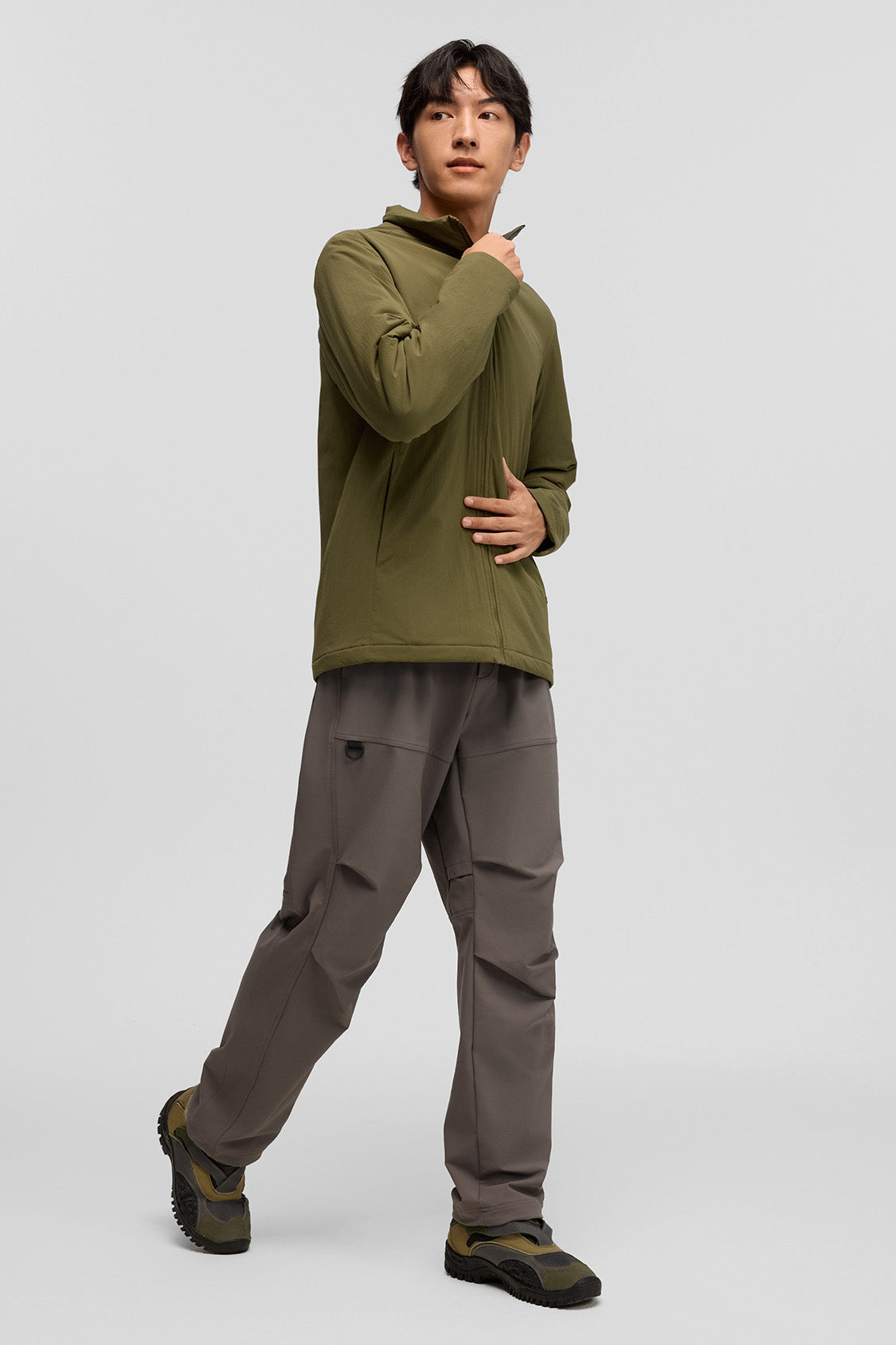 beneunder mens jacket #color_moss green