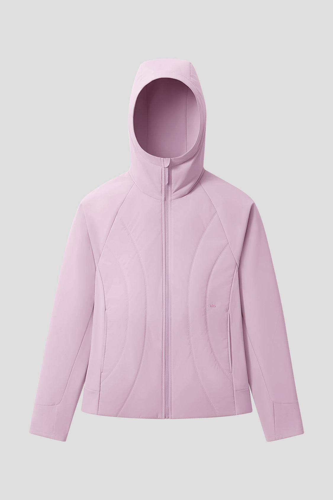 beneunder hoodbreeze womens medium warmth hooded stretch fleece jacket #color_pink