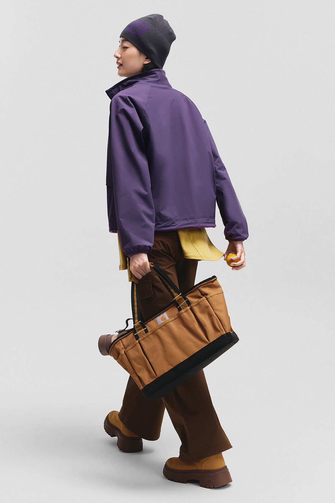 beneunder flipbreeze womens light warmth reversible fleece jacket#color_purple