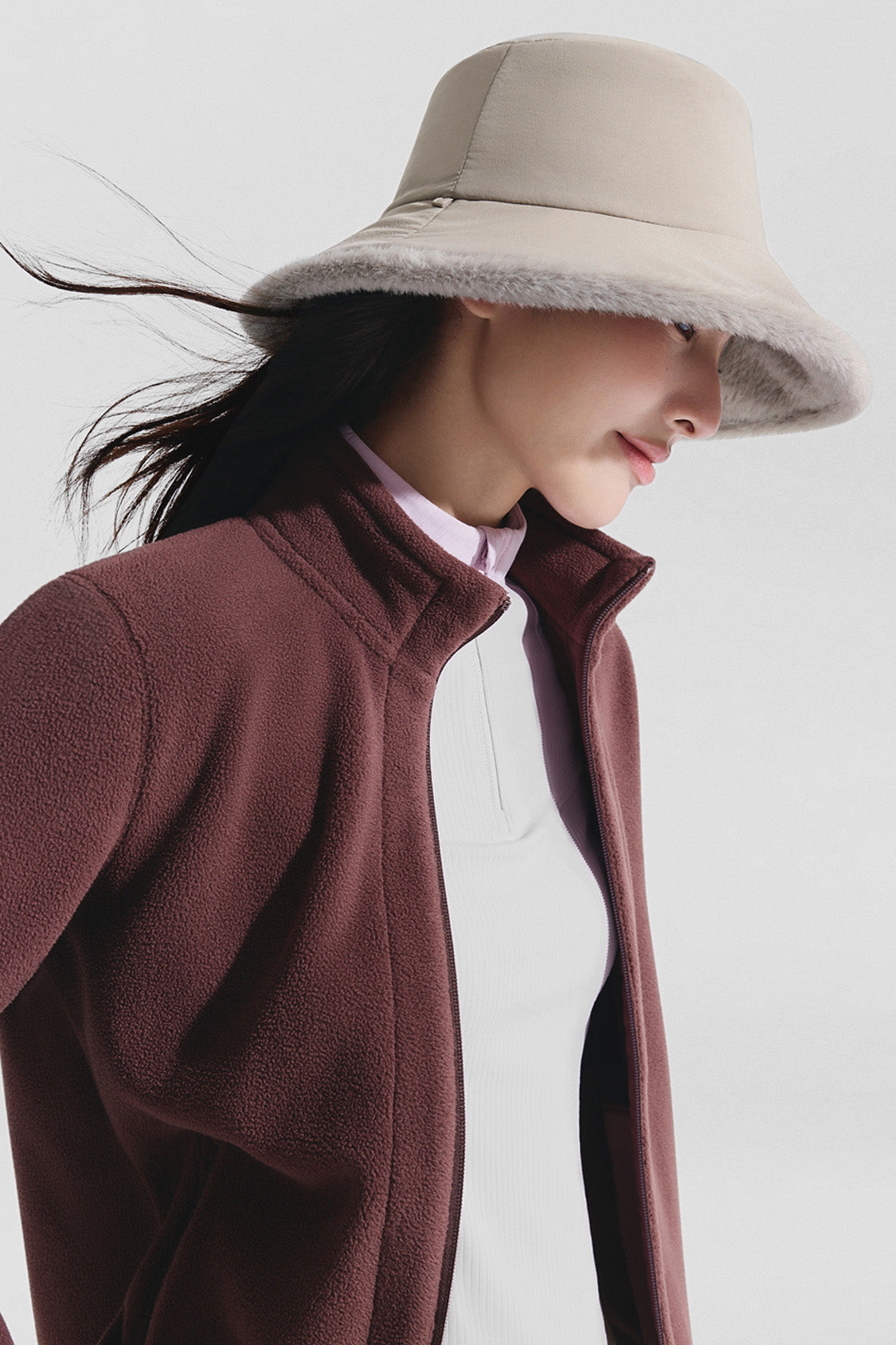 beneunder sunloft womens reversible thermal sun protection hat #color_silver gray