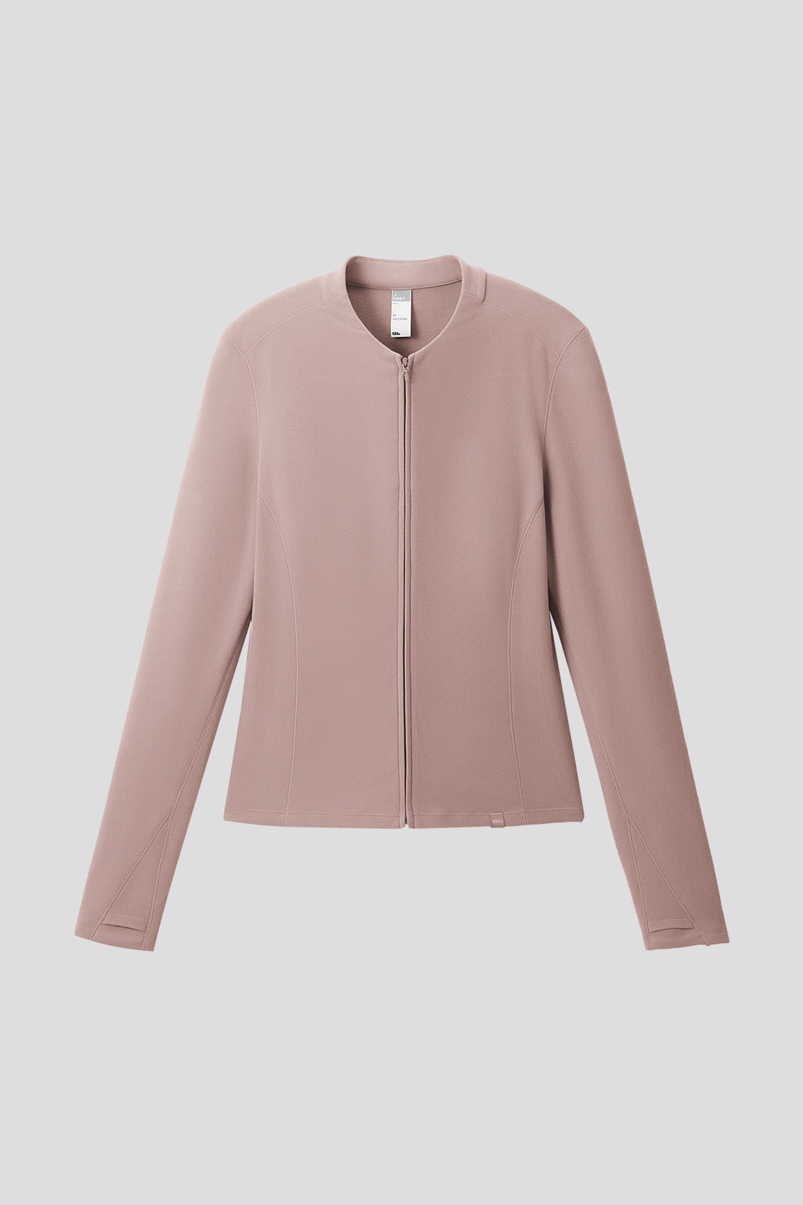 beneunder twintrail womens medium warmth double zip fleece base layer #color_taupe