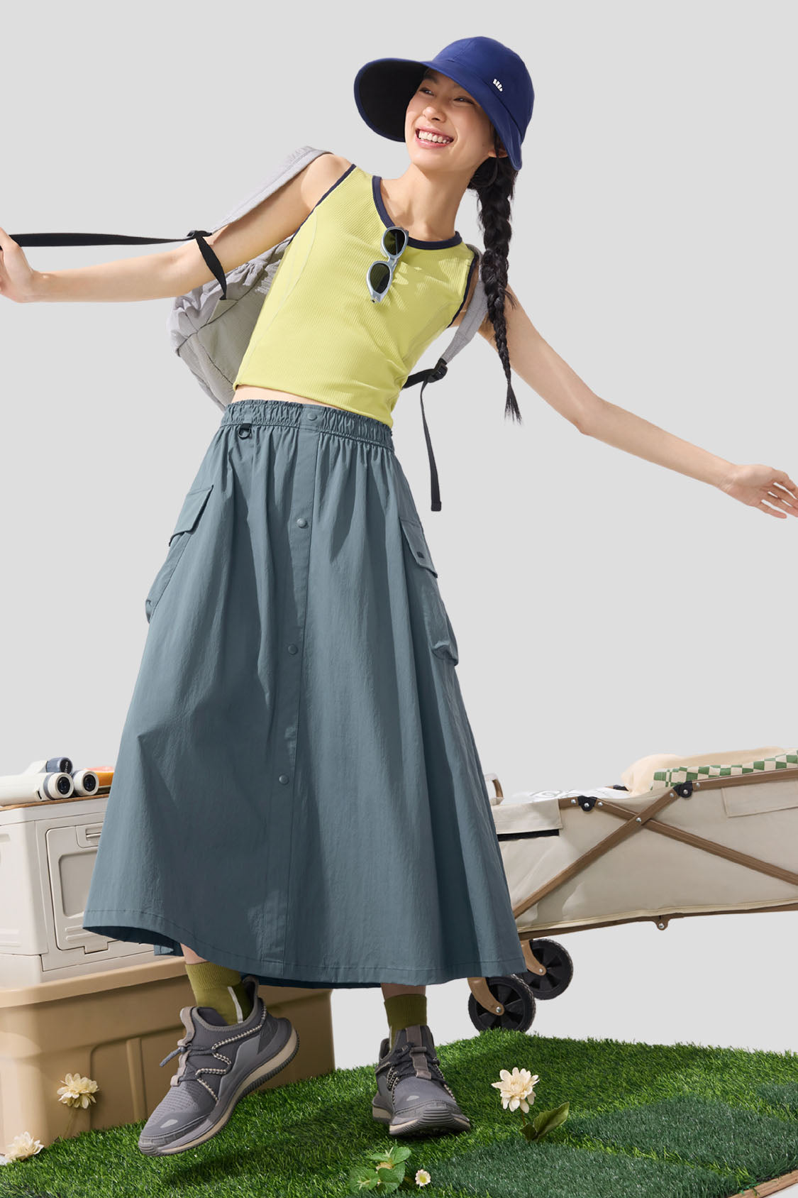 探險家 - 女士防水降落傘裙 UPF50+