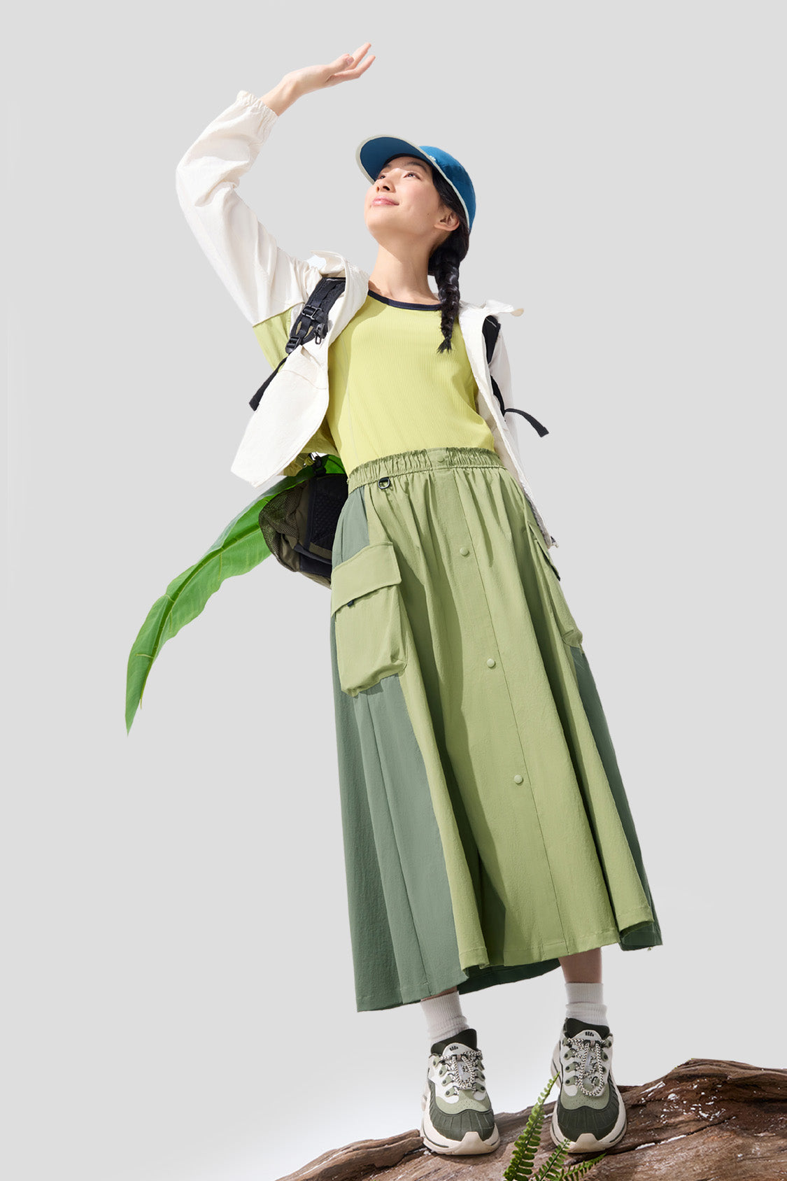 探險家 - 女士防水降落傘裙 UPF50+