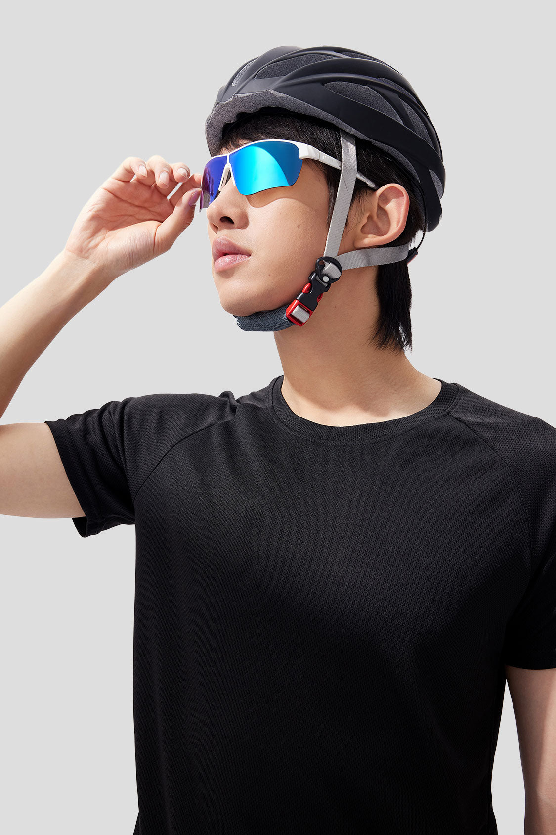 beneunder foldable sports sunglasses #color_silver frost blue