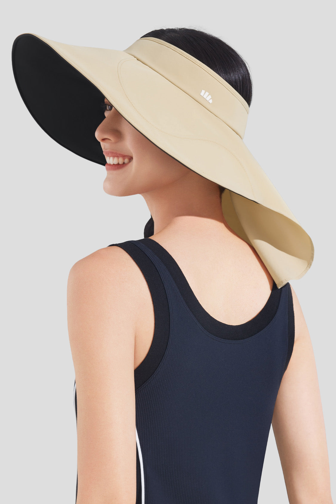 4E's Novelty Floppy Sun Hat for Women with Sunglasses, UPF 50+
