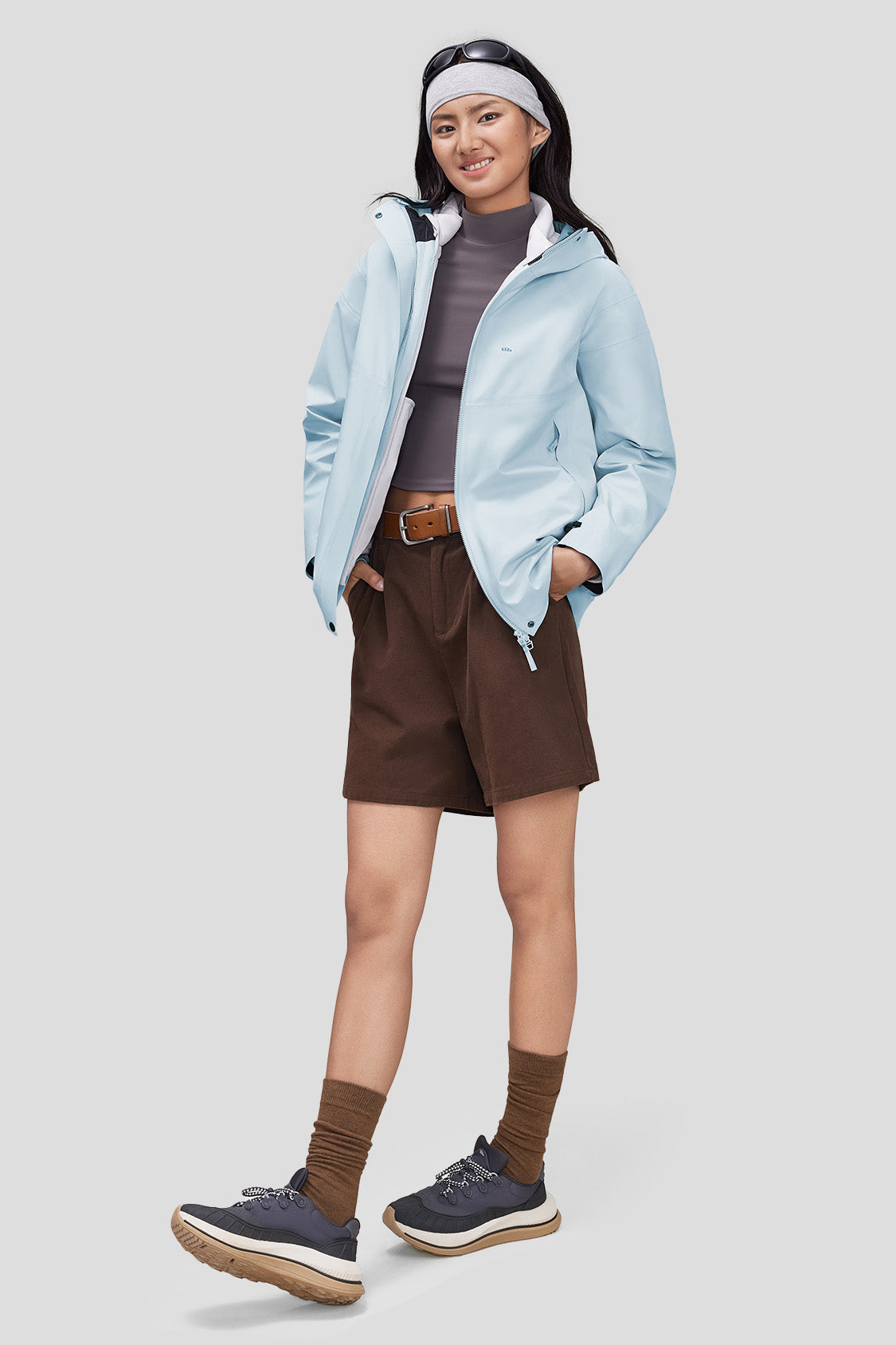 【New In】Women's 3-in-1 Long Windbreaker Interchange Jacket