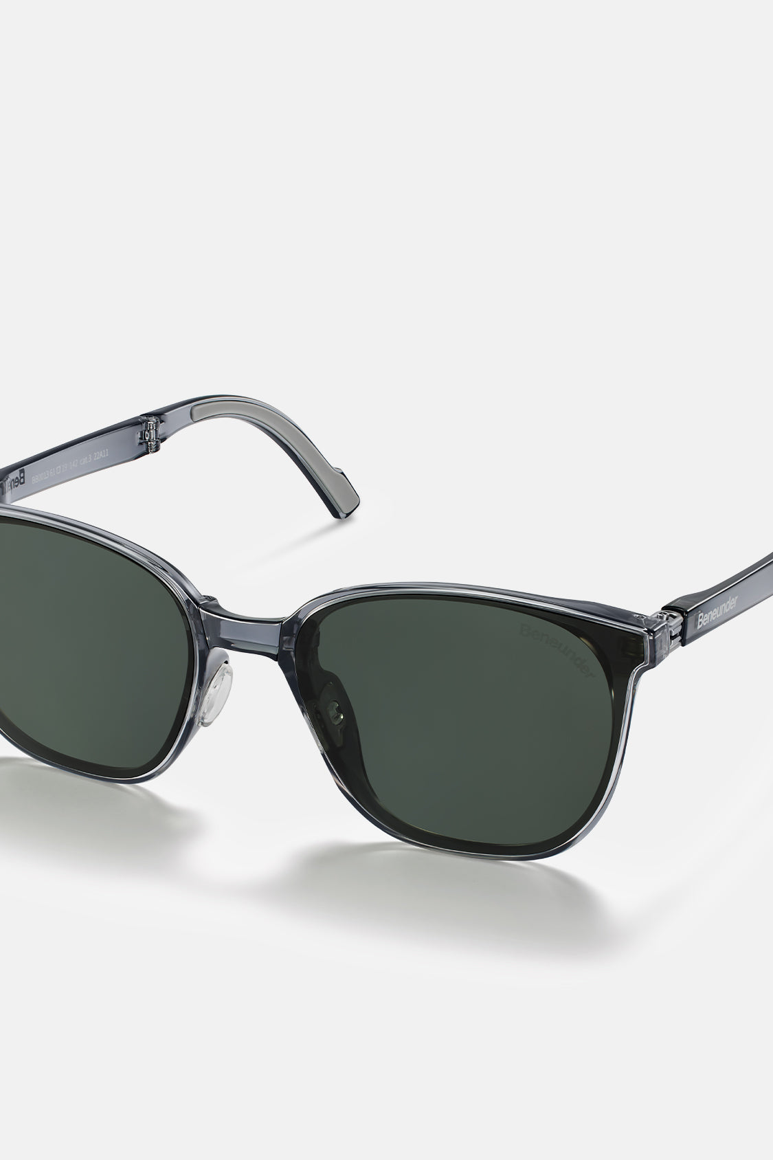 beneunder men's neonspace polarized folding sunglasses shades #color_snow grey