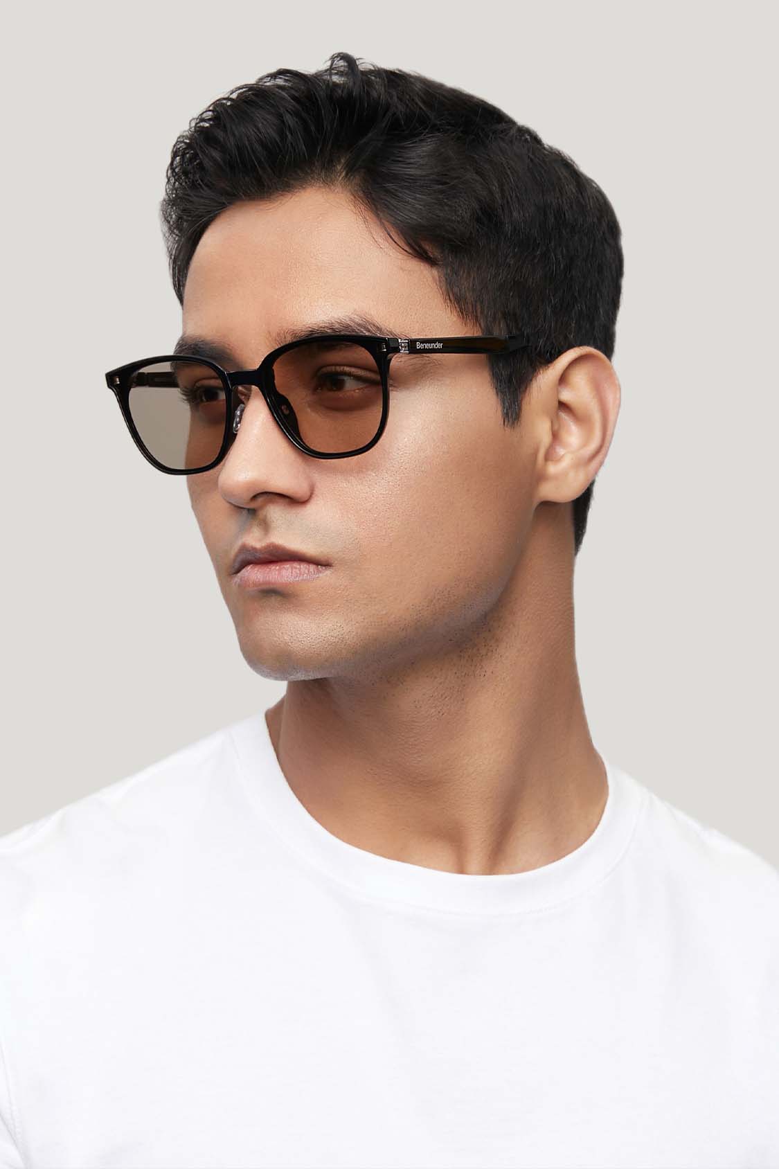 beneunder men's neonspace polarized folding sunglasses shades #color_space dark