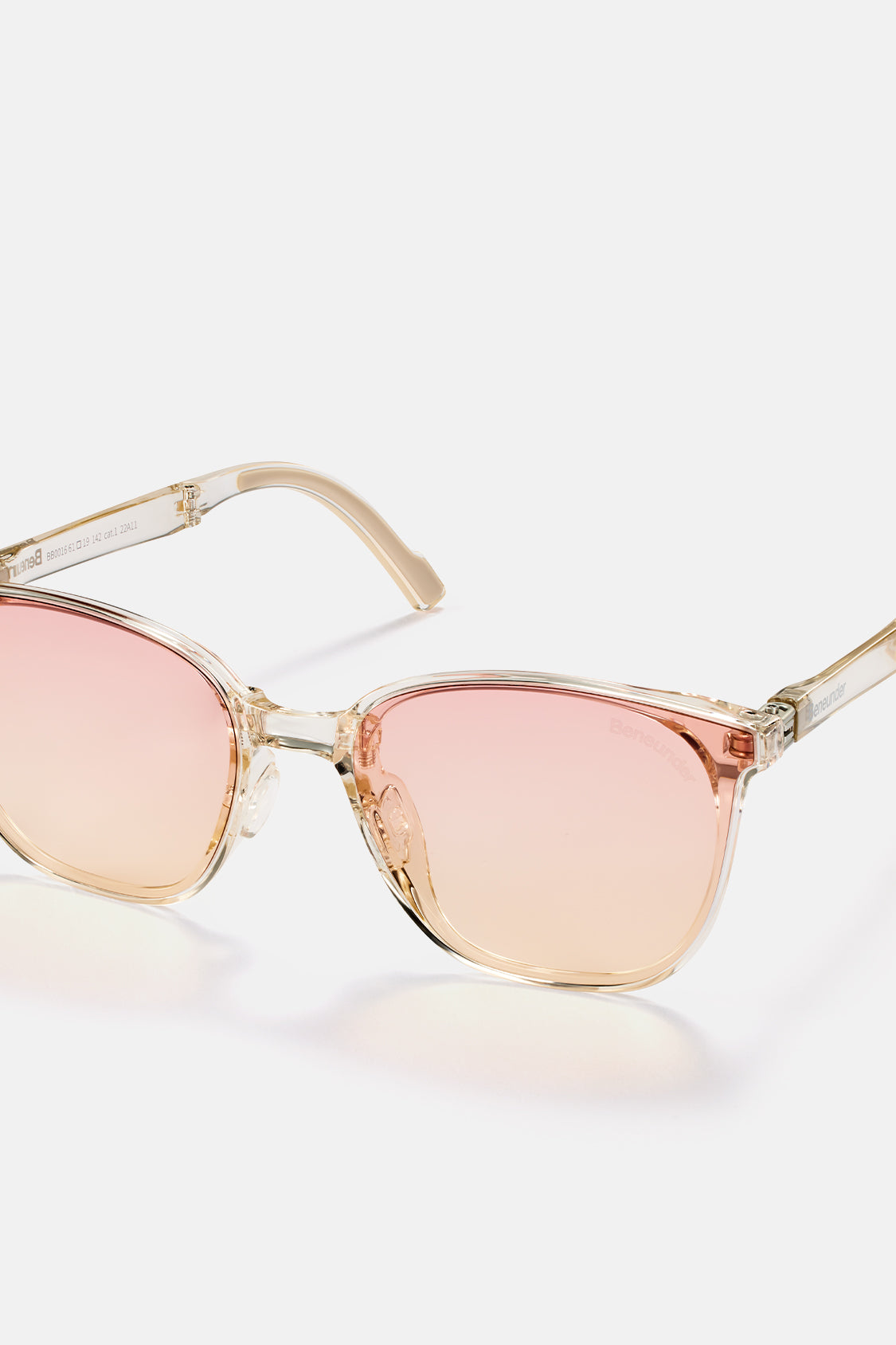 beneunder men's neonspace polarized folding sunglasses shades #color_star pink