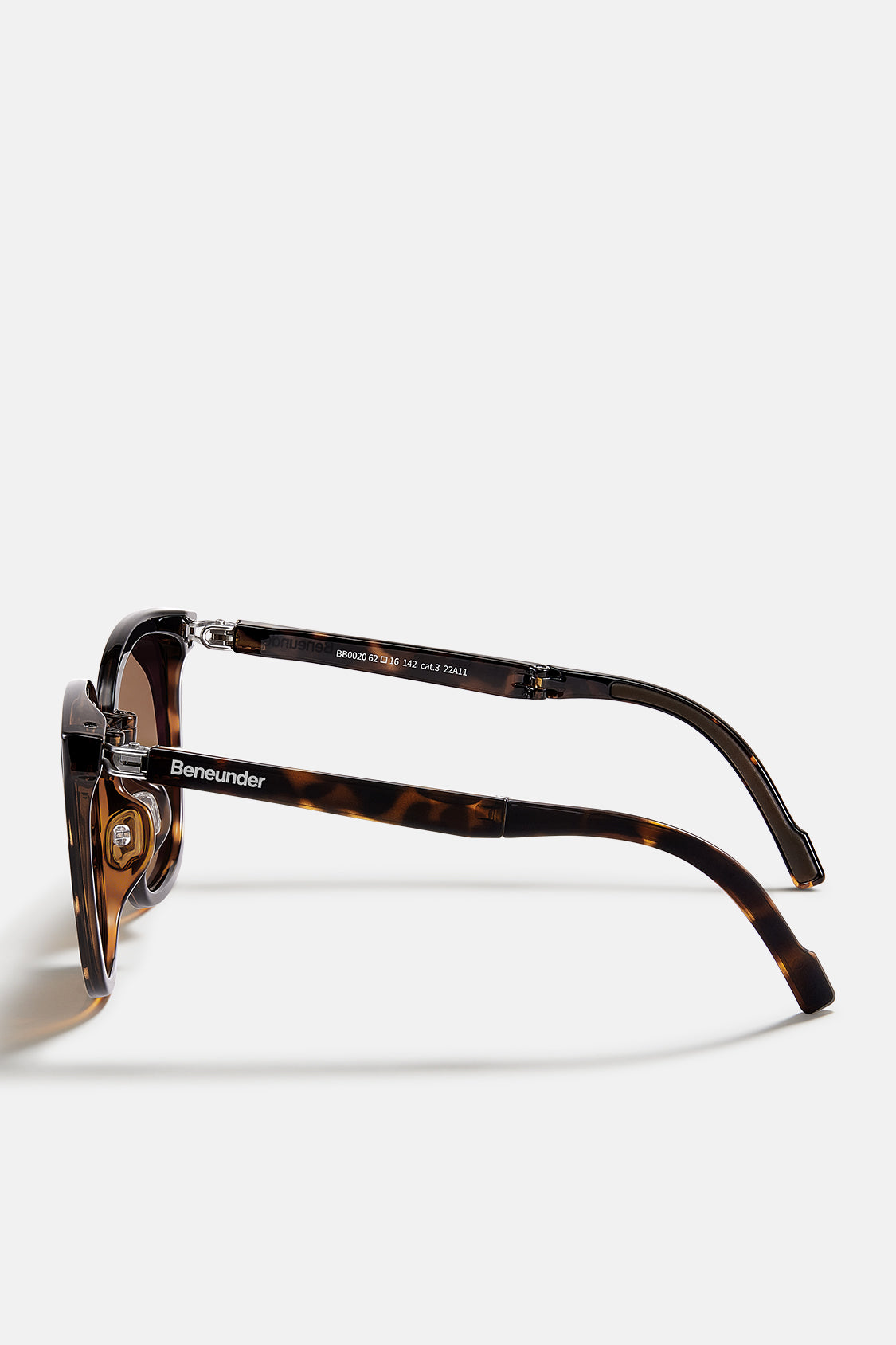 beneunder men's neonspace polarized folding sunglasses shades for women men #color_leopard brown