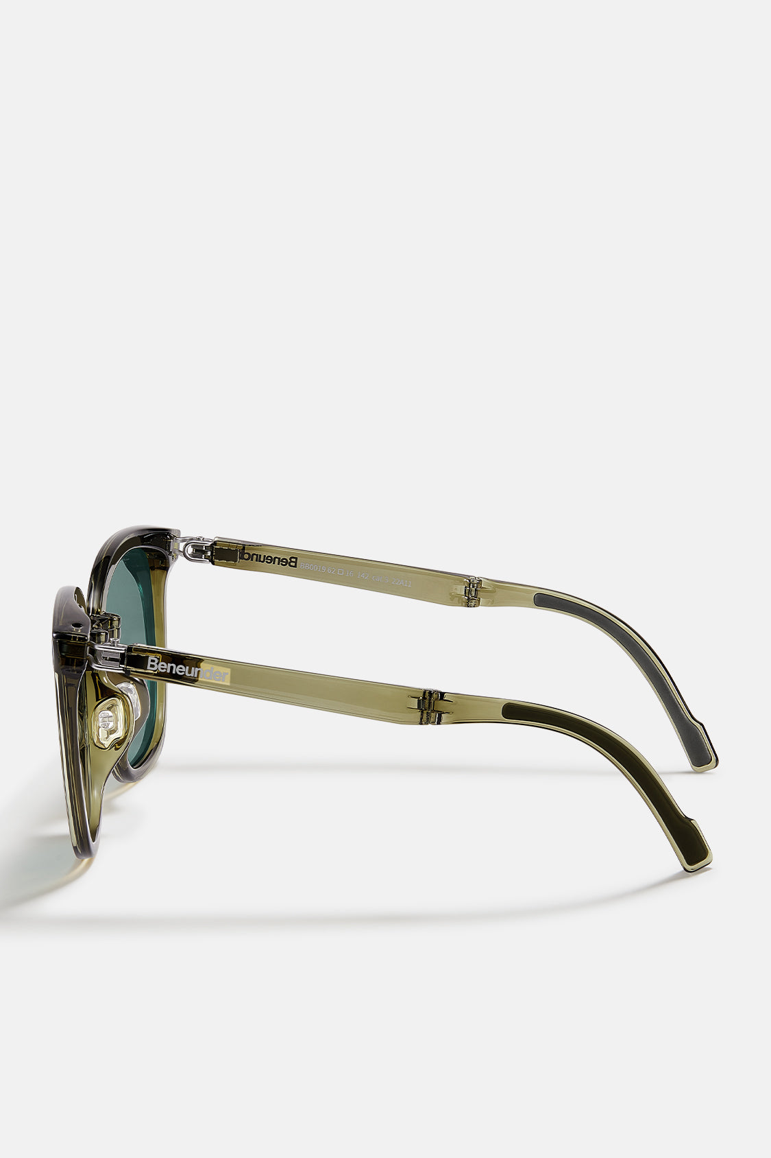 beneunder men's neonspace polarized folding sunglasses shades for women men #color_misty green