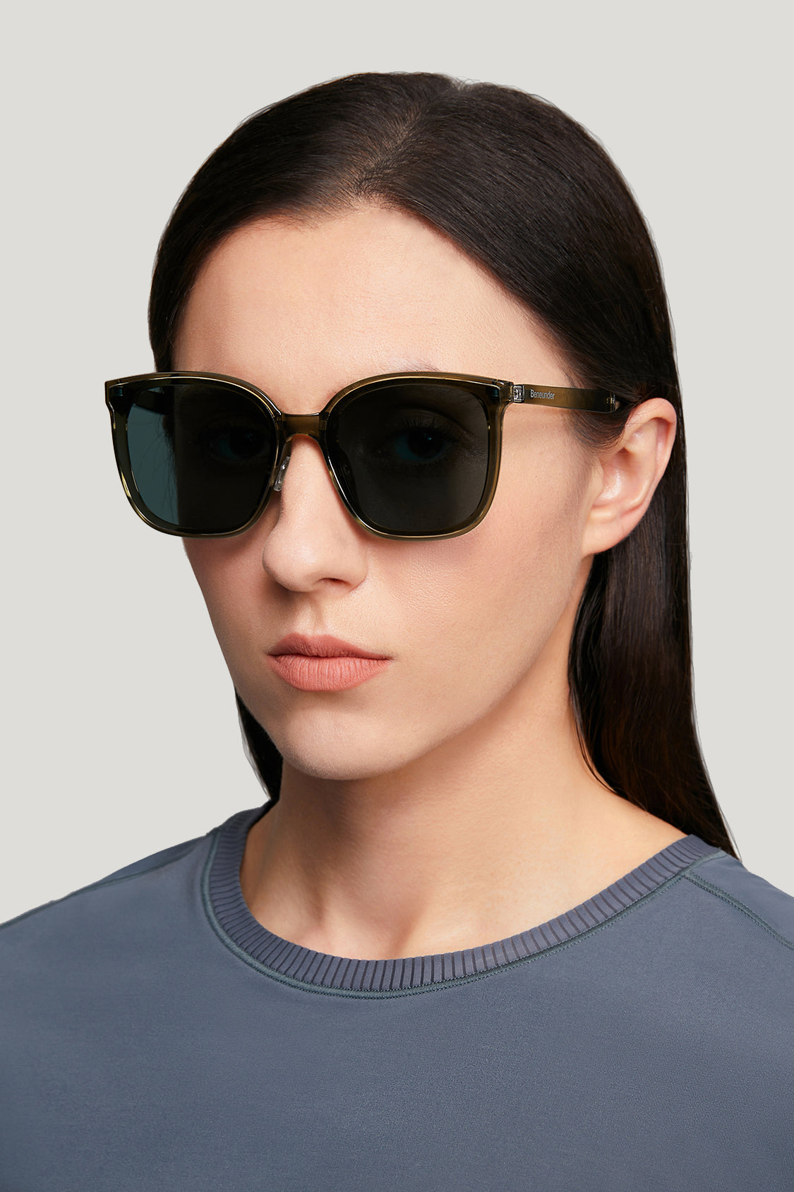 beneunder men's neonspace polarized folding sunglasses shades for women men #color_misty green