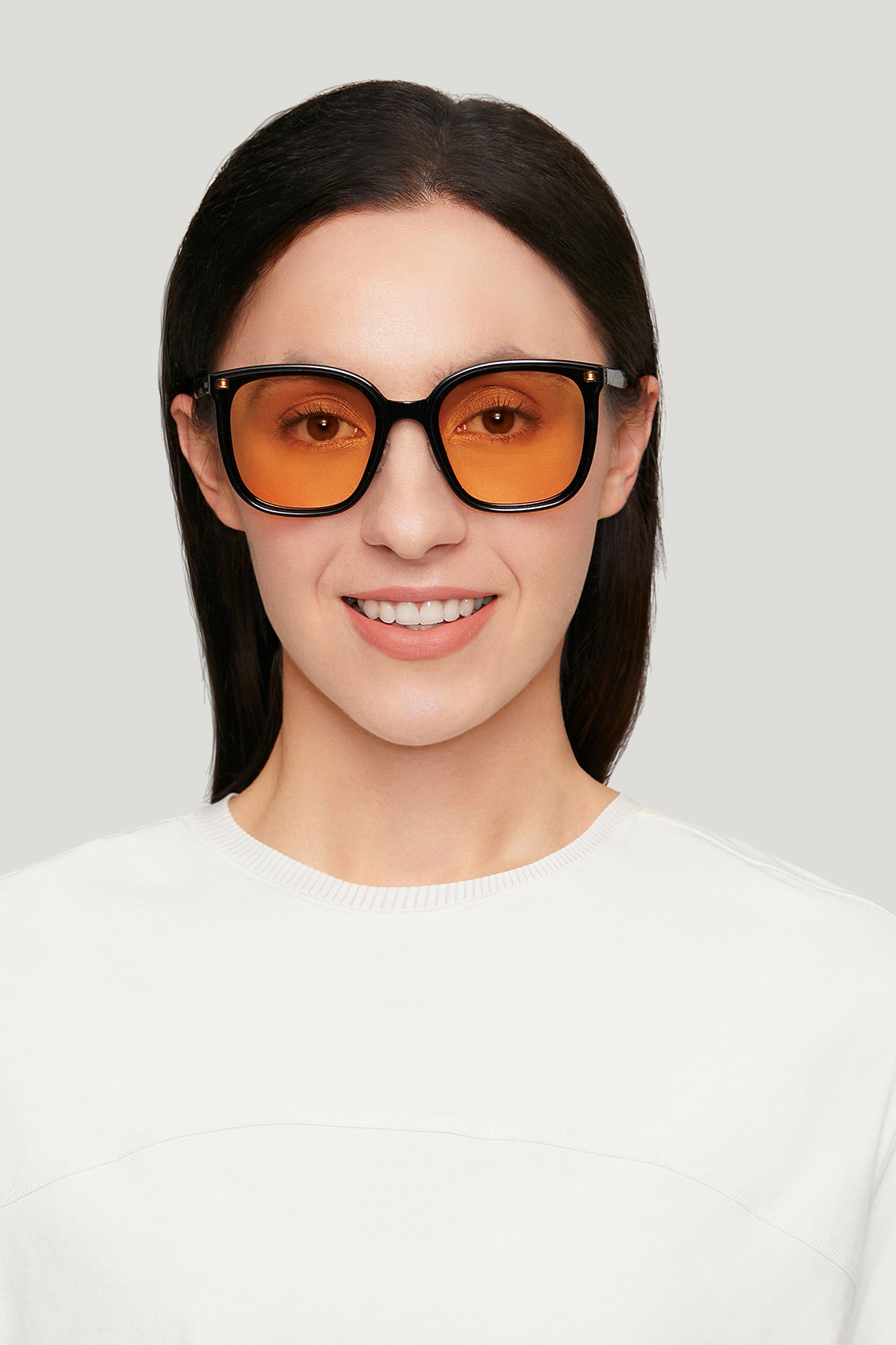 beneunder men's neonspace polarized folding sunglasses shades for women men #color_sunset orange