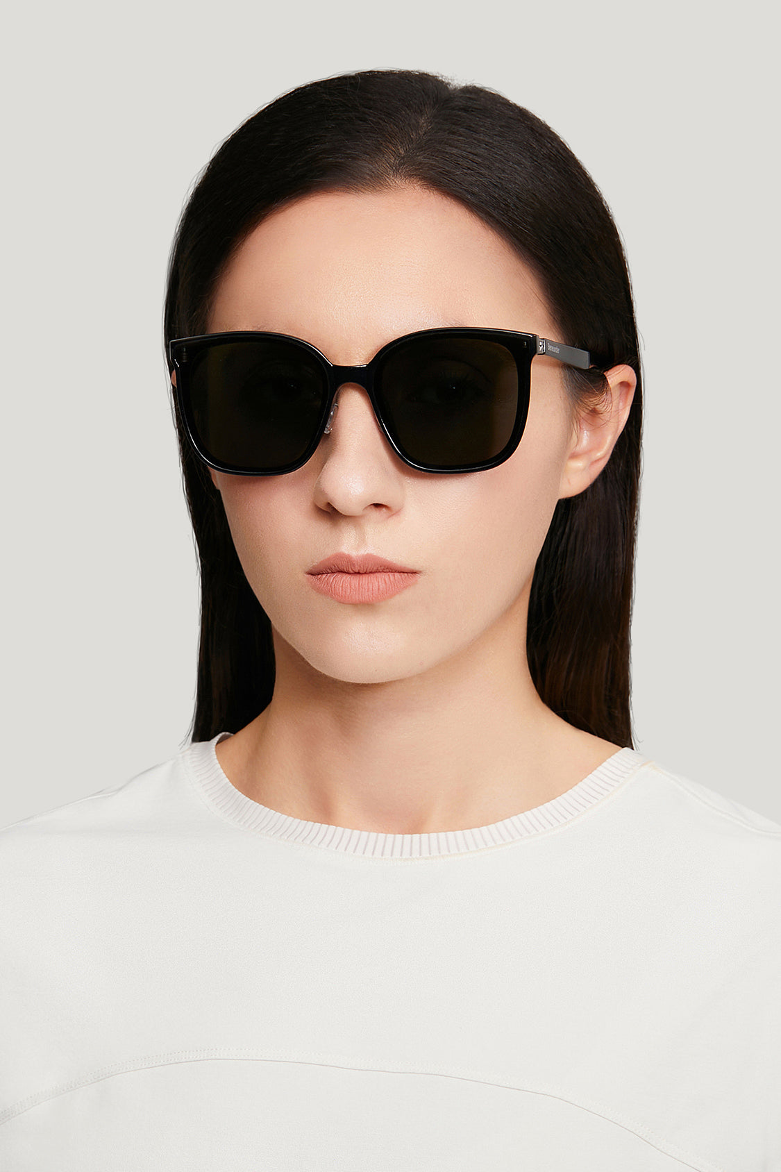 beneunder men's neonspace polarized folding sunglasses shades for women men #color_smoky black