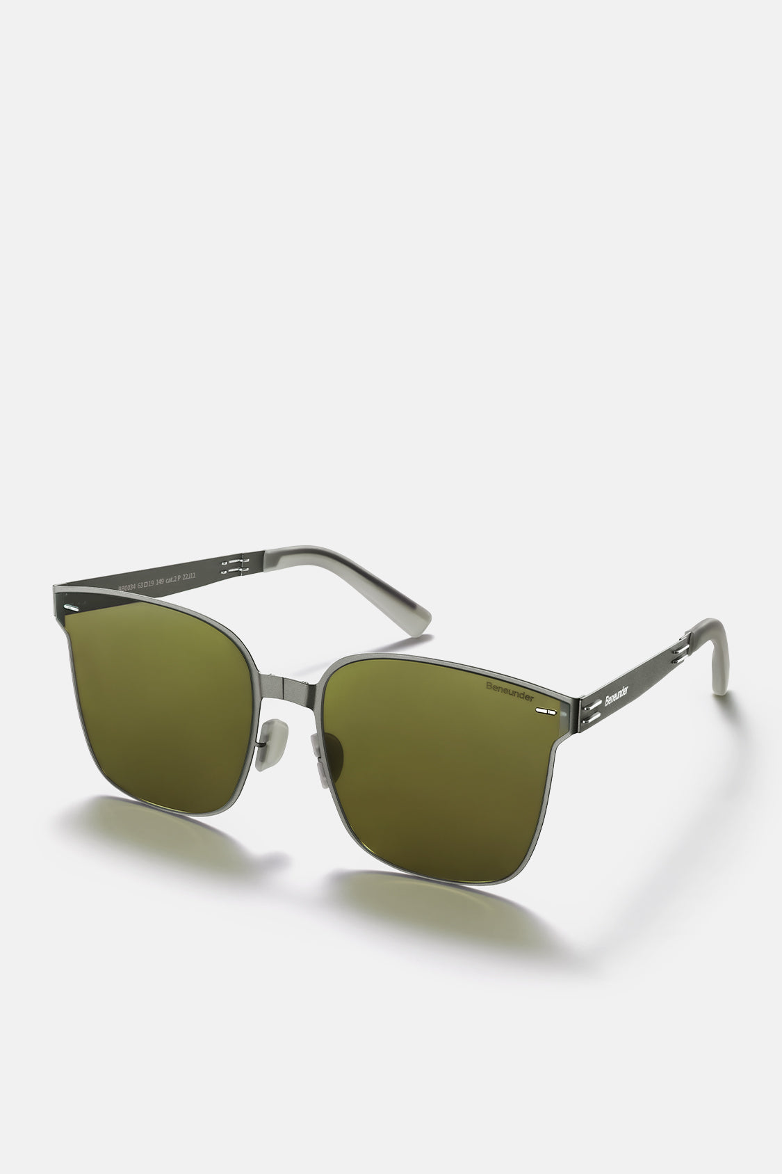 beneunder men's slimline polarized folding sunglasses shades #color_moss green